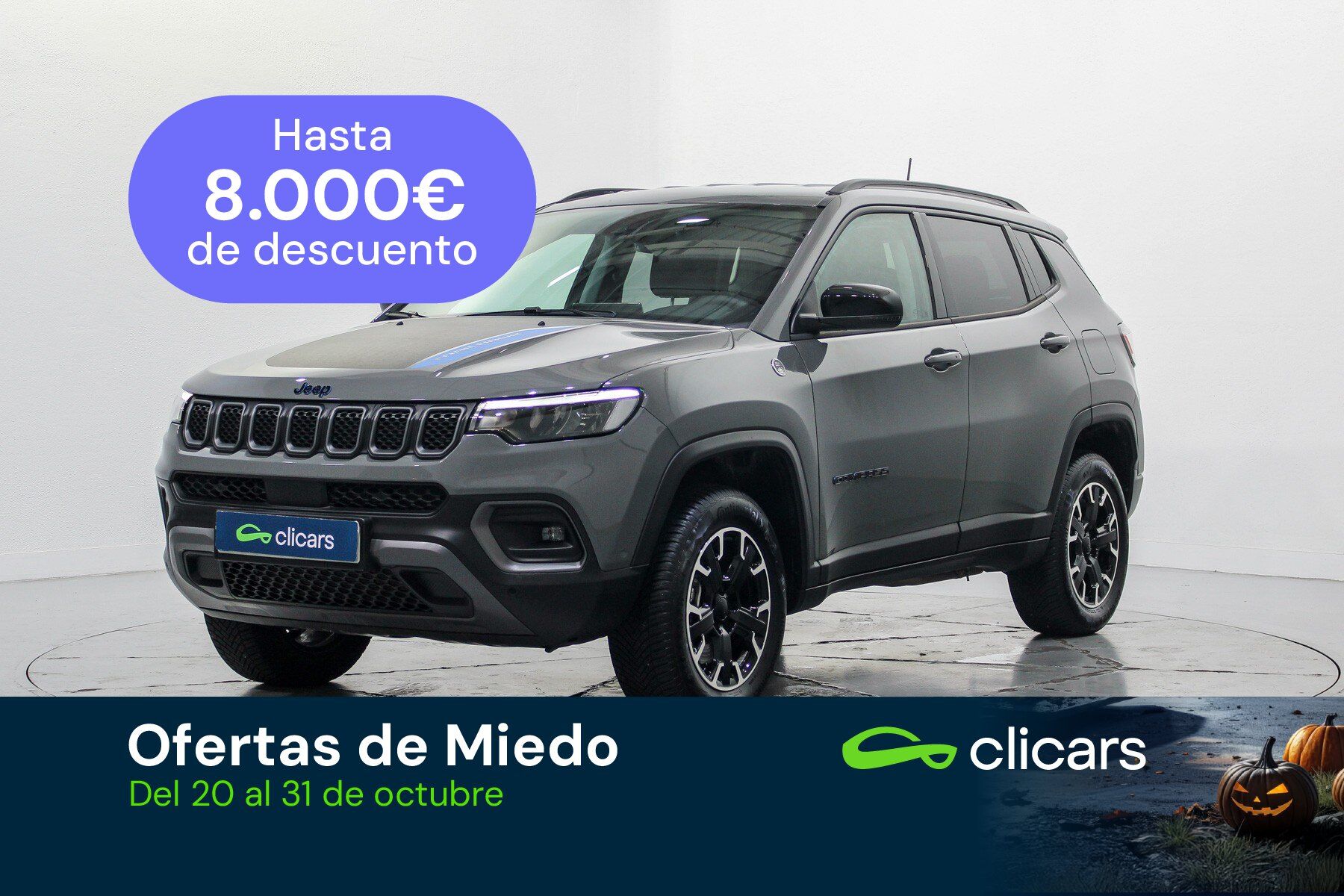 JEEP Compass (Compass 1.3 PHEV Trailhawk EAWD Aut. 240) en Madrid
