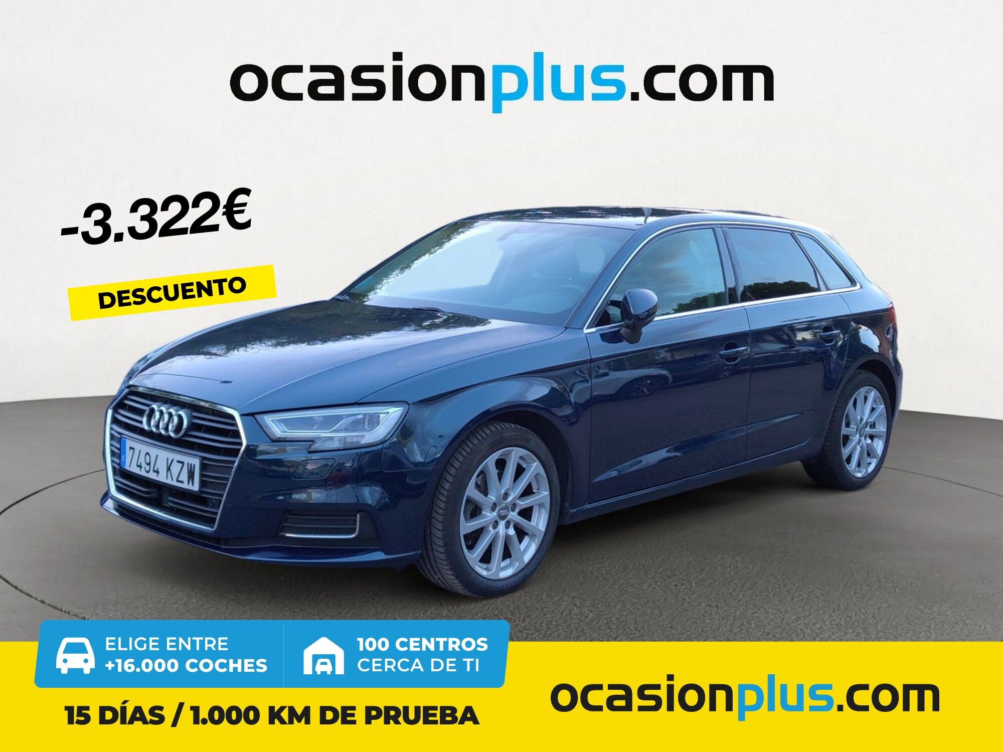 AUDI A3 (Design 30 g-tron 96 kW (131 CV) S tronic) en Madrid