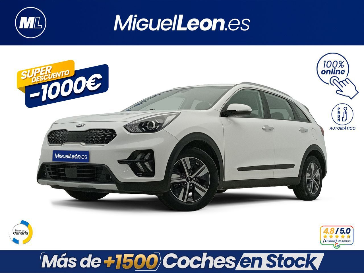 KIA Niro (1.6 GDi HEV 104kW (141CV) Concept) en Palmas, Las