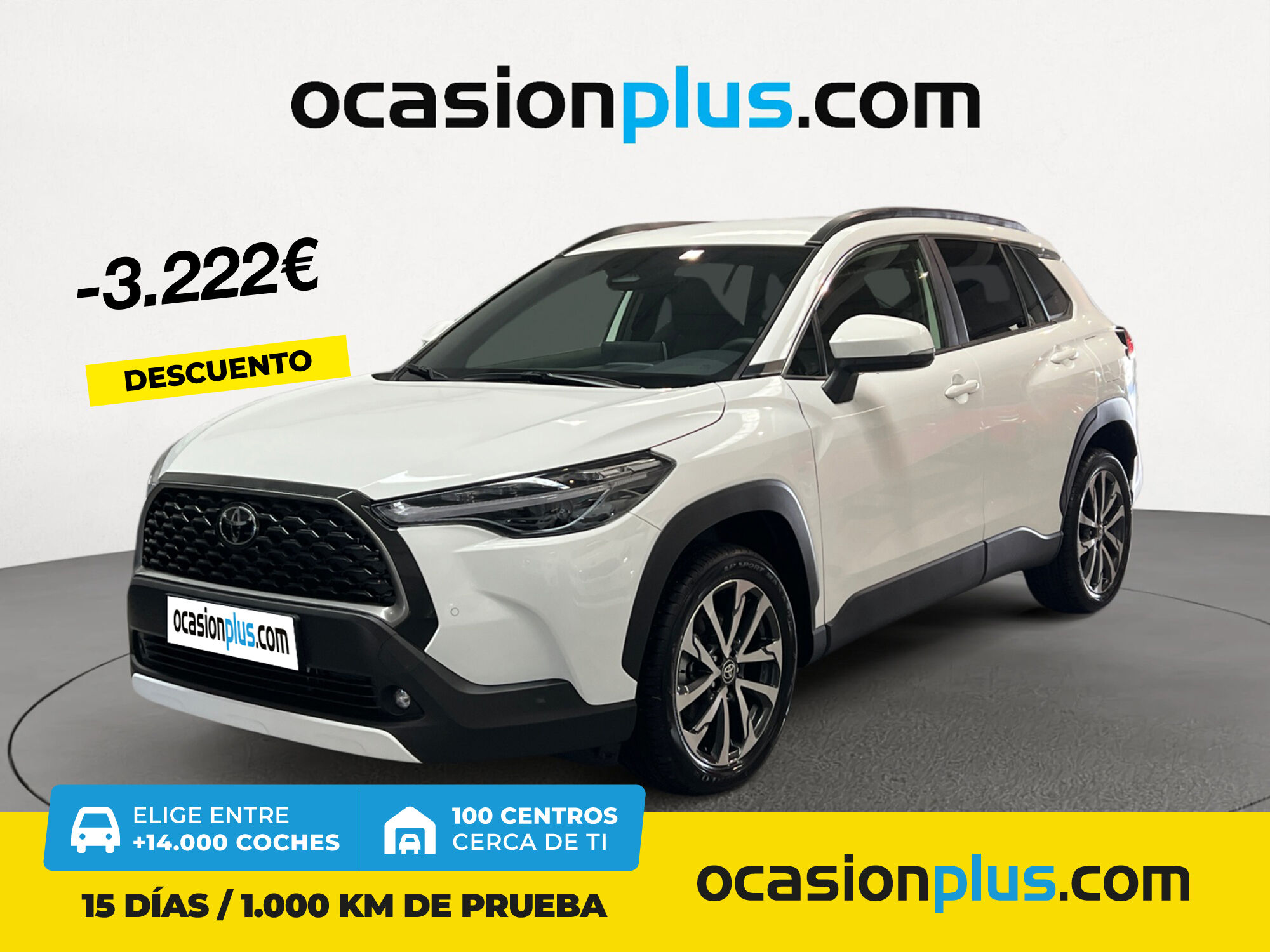 TOYOTA Corolla Cross (1.8 Híbrido Style Auto 103 kW (140 CV)) en Madrid