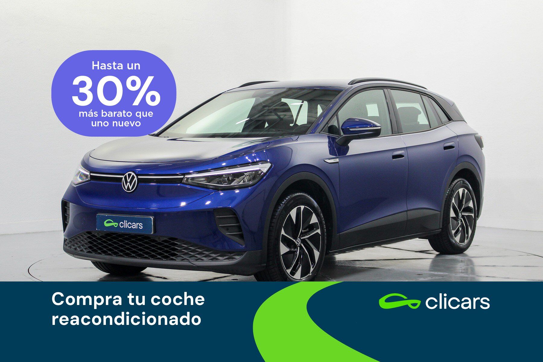 VOLKSWAGEN ID4 (ID.4 Pro 128KW 77Kwh) en Madrid