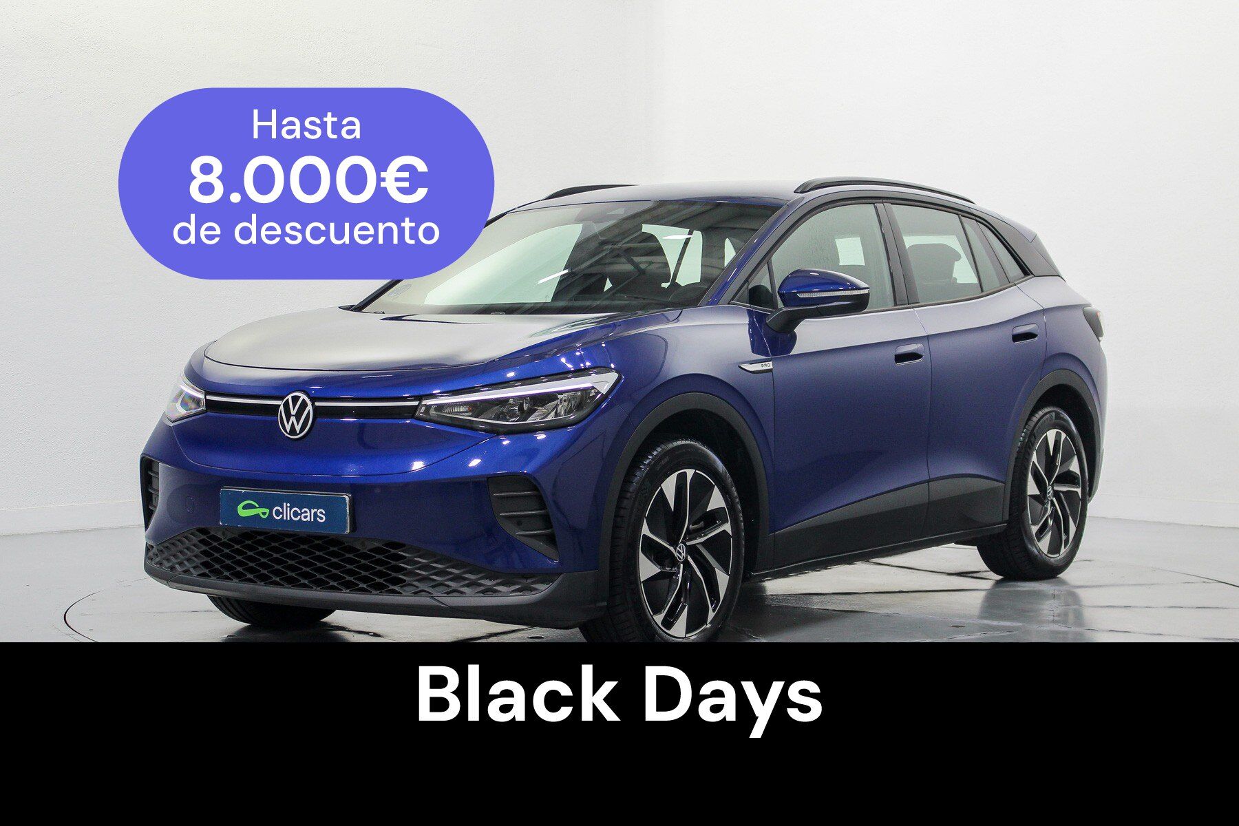 VOLKSWAGEN ID4 (ID.4 Pro 128KW 77Kwh) en Madrid