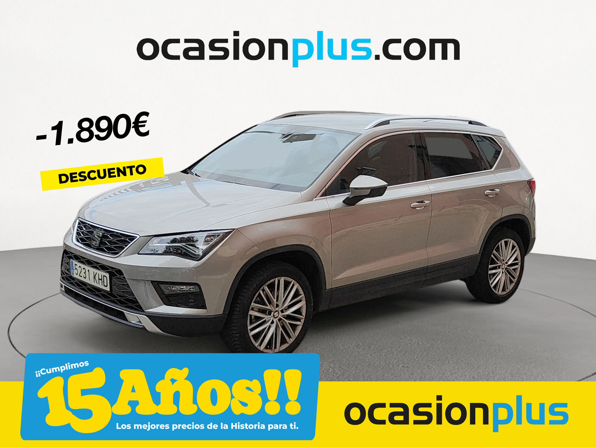 SEAT Ateca (1.4 EcoTSI S&S Xcellence DSG 110 kW (150 CV)) en Madrid