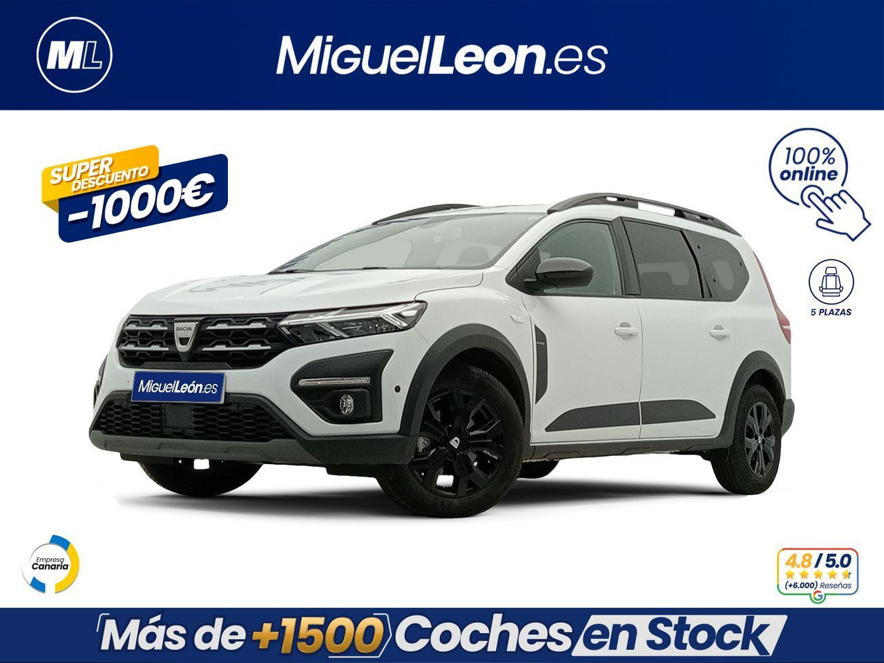 DACIA Jogger (S.L. Extreme 74kW (100CV) ECO-G 5 plazas) en Palmas, Las
