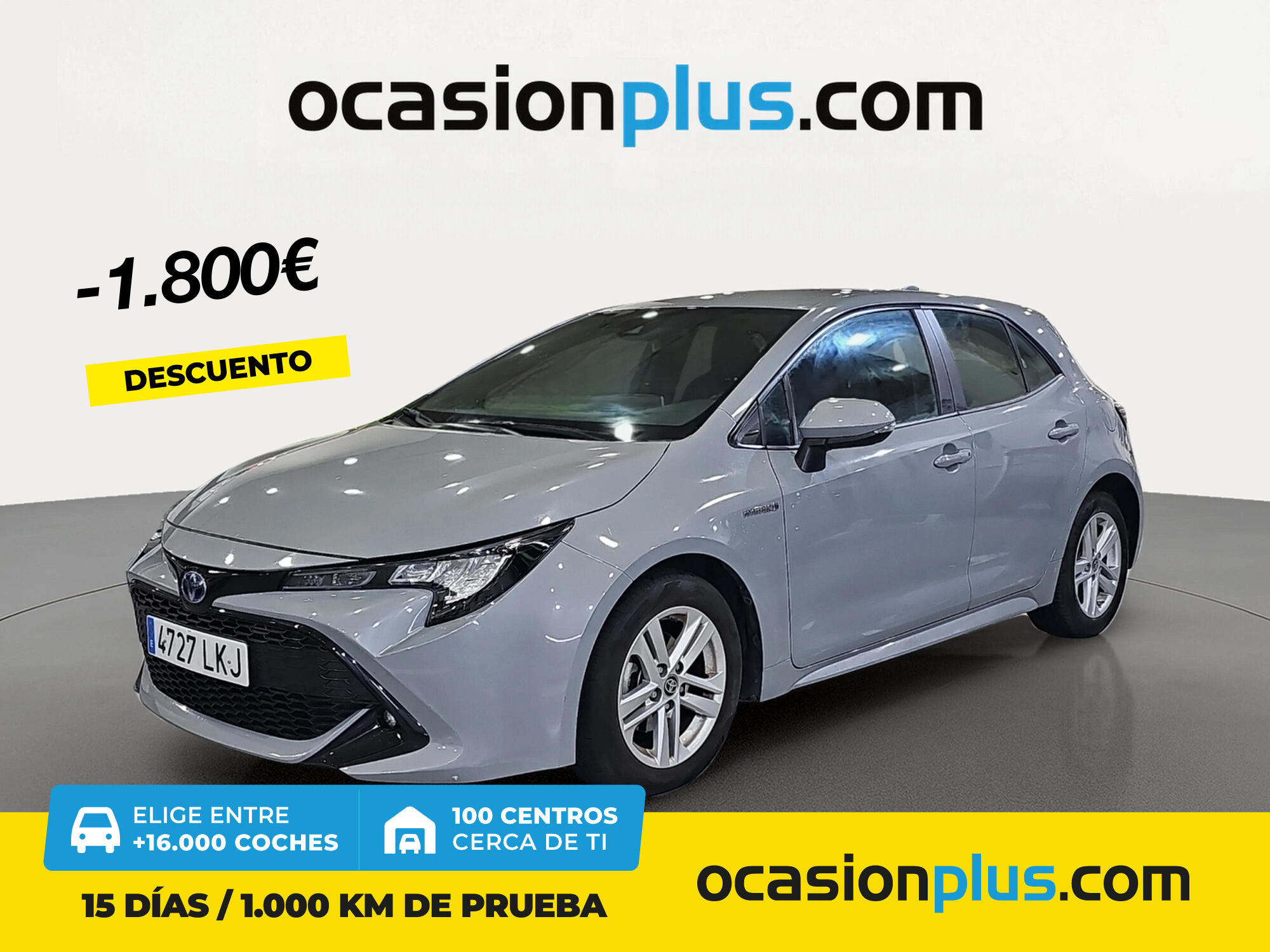 TOYOTA Corolla (1.8 125 Híbrido Active Tech E-CVT 90 kW (122 CV)) en Madrid
