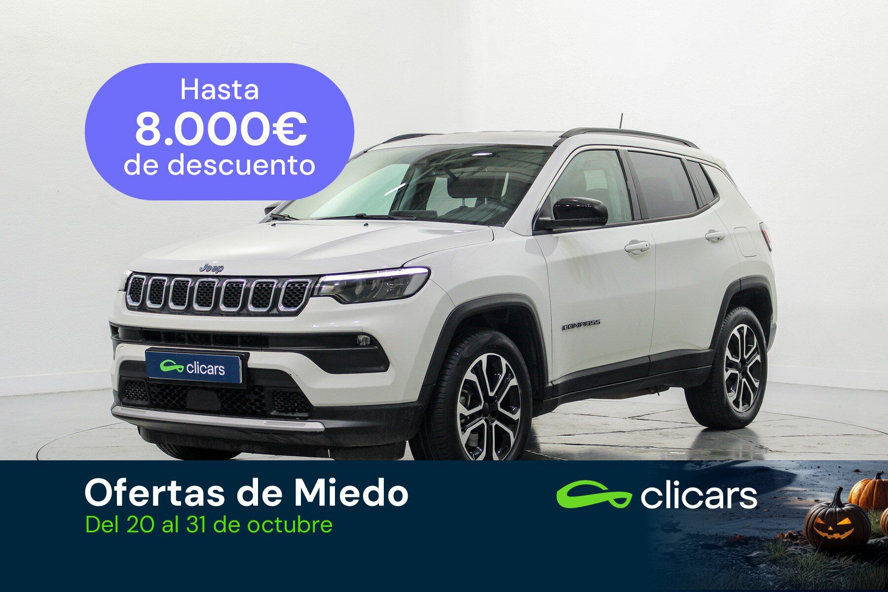 JEEP Compass (Compass 1.3 PHEV Limited 4x4 Aut. 190) en Madrid