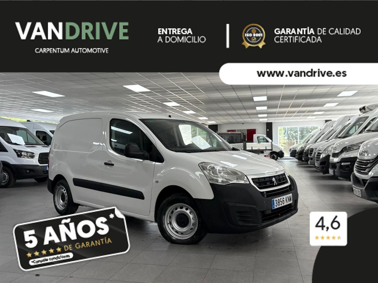 PEUGEOT Partner (Furgon Confort L1 1.6 BlueHDi 55KW (75)) en Lugo