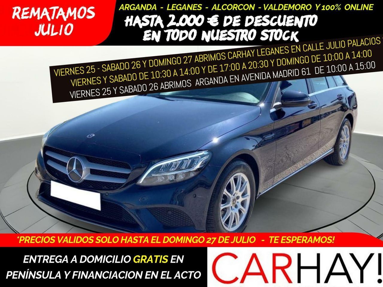MERCEDES Clase C (200 D BUSINESS SOLUTION) en Madrid