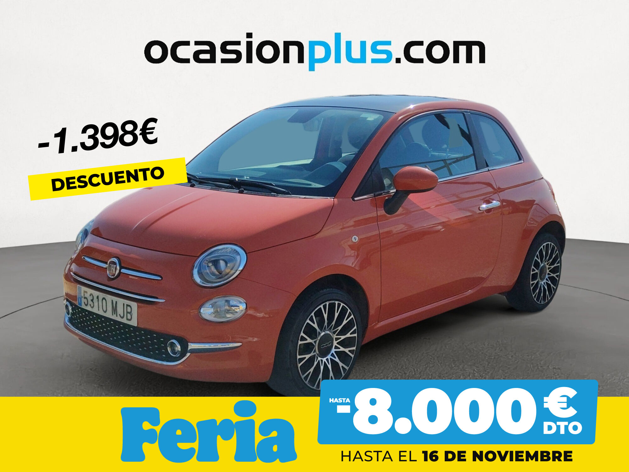 FIAT 500 (1.0 Hybrid Dolcevita 51 kW (70 CV)) en Madrid