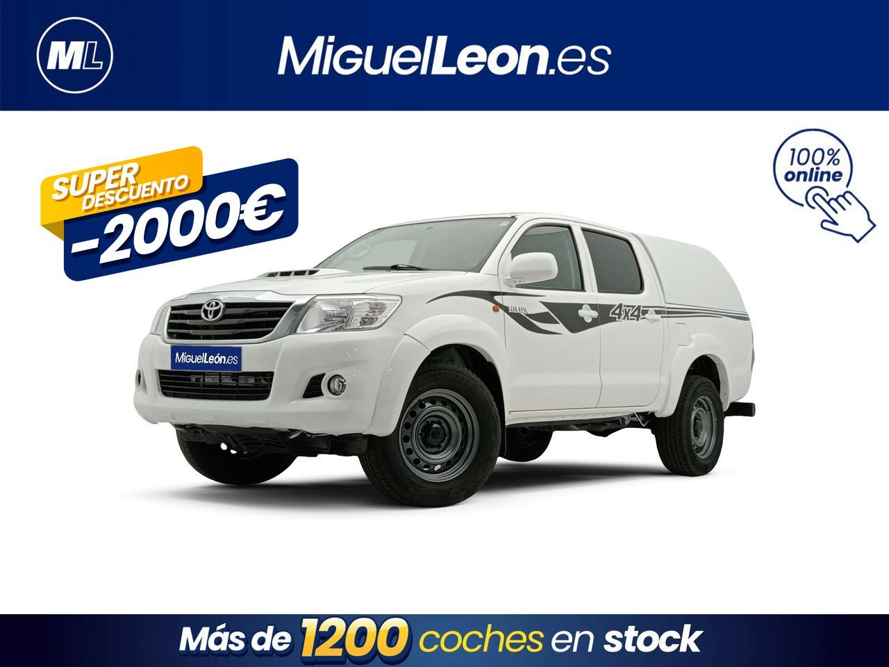 TOYOTA Hilux (2.5 D-4D Cabina Doble GX) en Palmas, Las