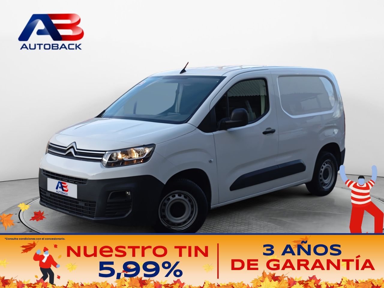 CITROEN Berlingo (Talla M BlueHDi 100 CONTROL 3 Puertas) en Madrid