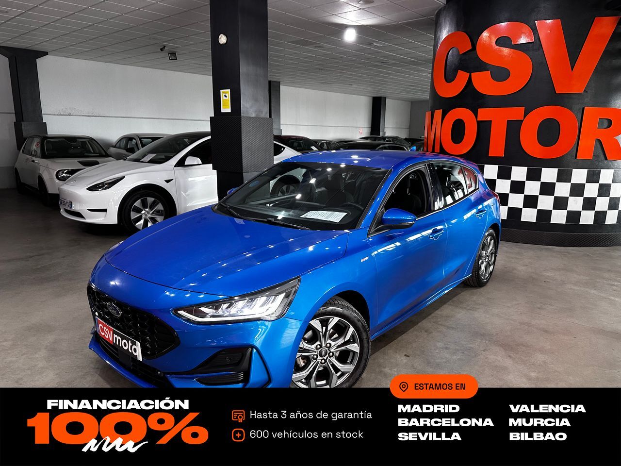 FORD Focus (1.0 Ecoboost MHEV 92kW ST-Line) en Madrid
