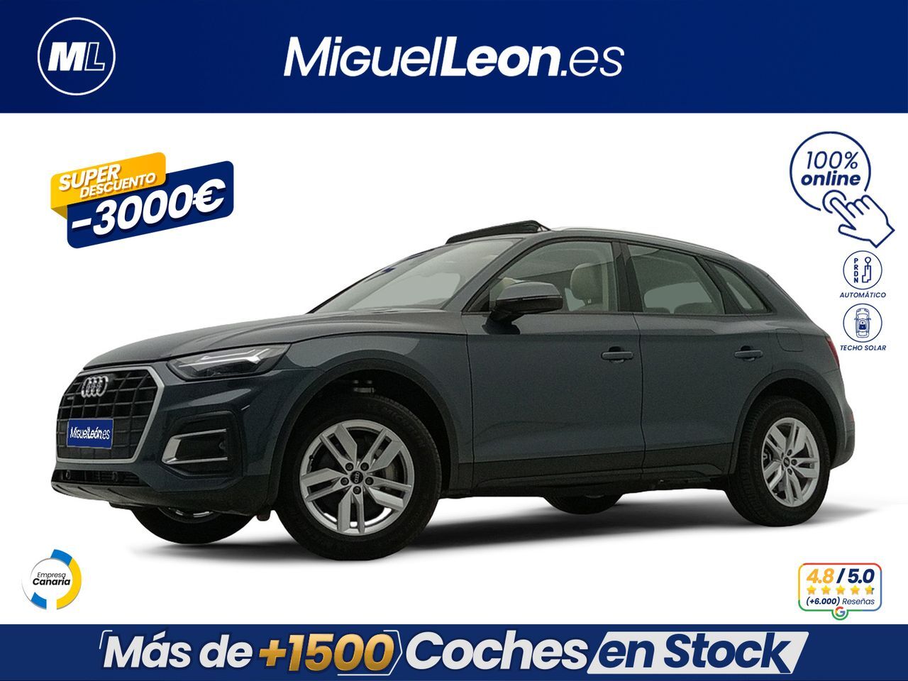 AUDI Q5 (Black Line 50 TFSI e quattro-ultra) en Palmas, Las