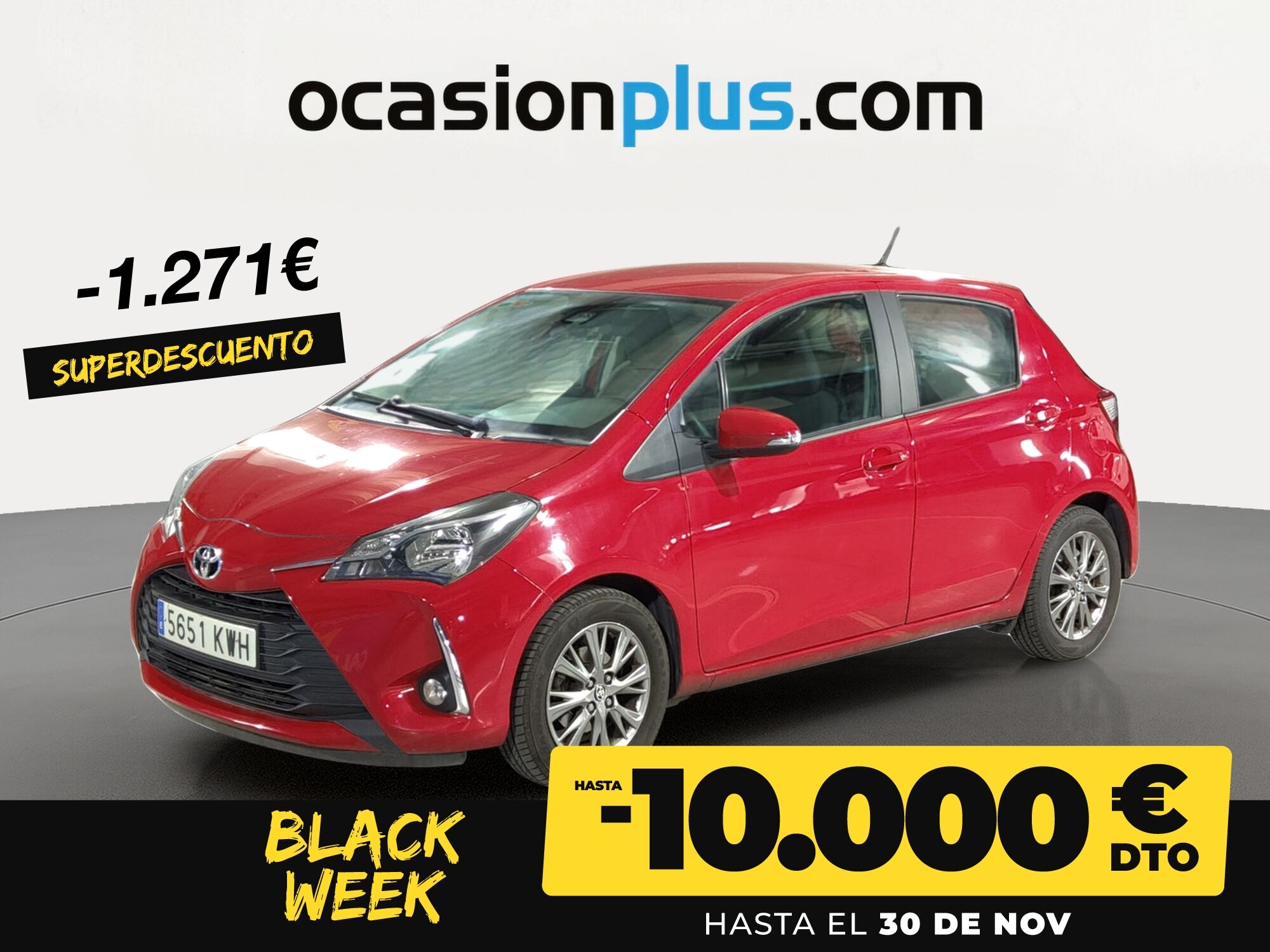 TOYOTA Yaris (70 Active 51 kW (69 CV)) en Madrid