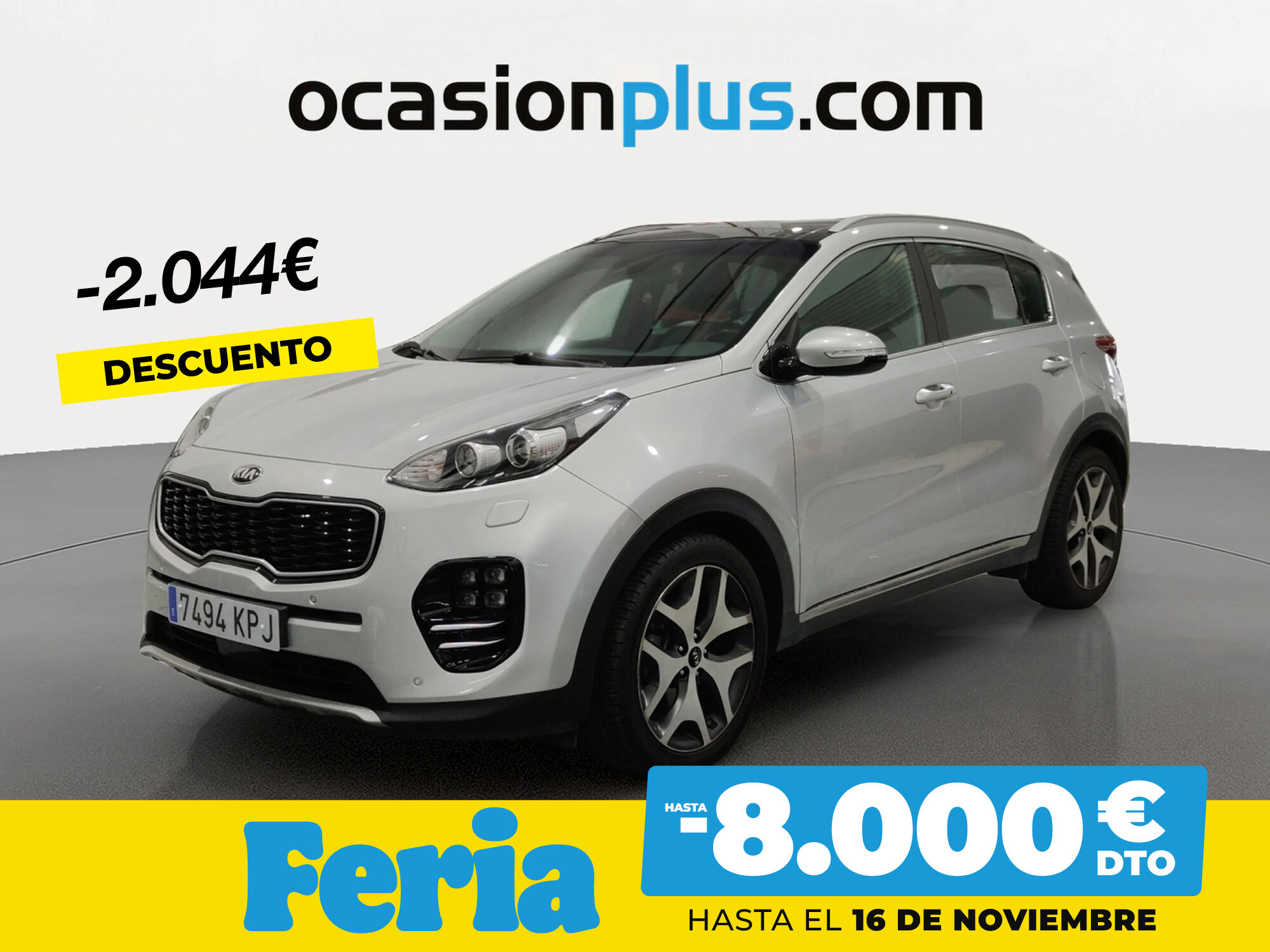 KIA Sportage (2.0 CRDi VGT GT Line Plus 4x2 100 kW (136 CV)) en Madrid