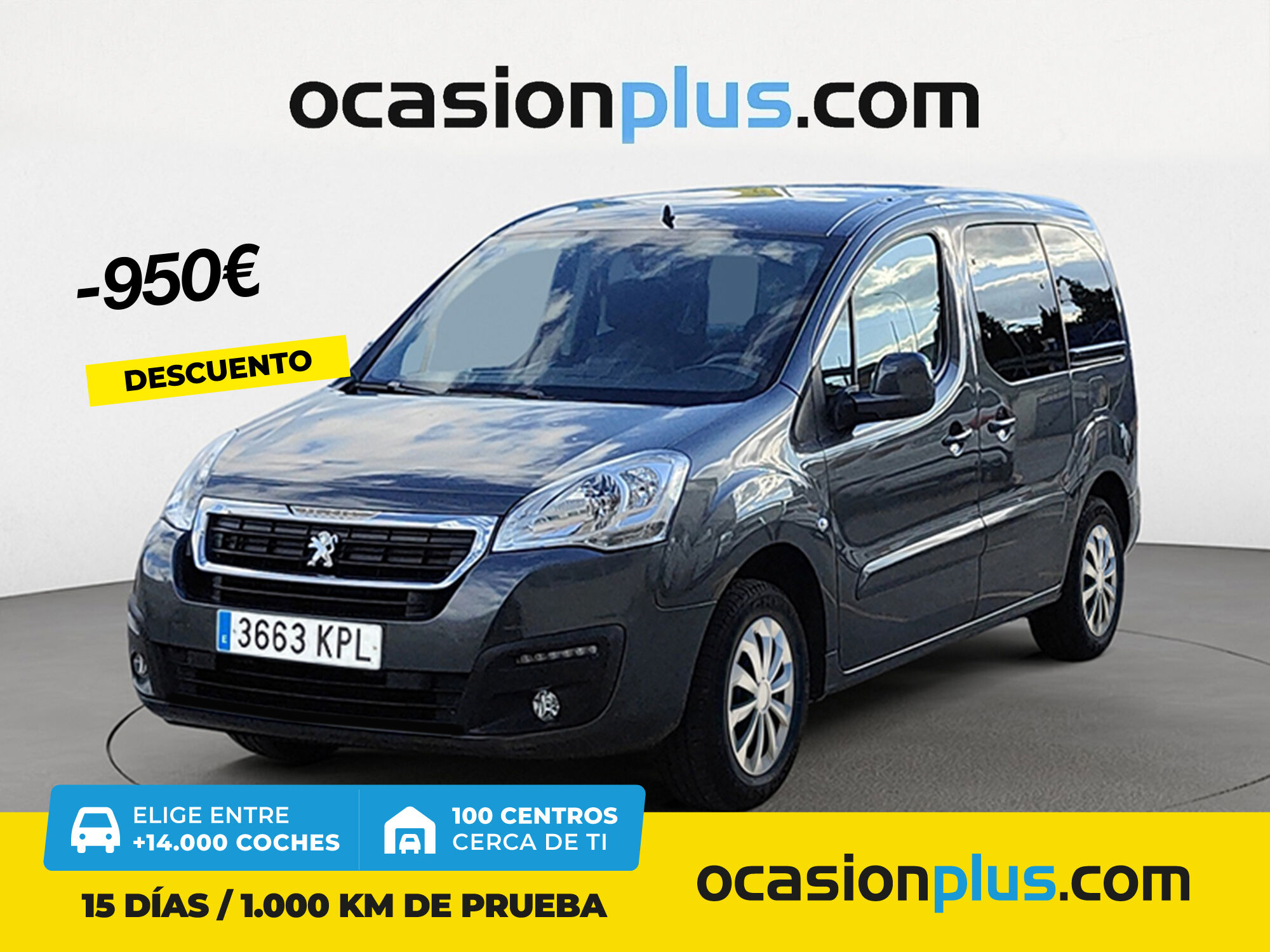 PEUGEOT Partner (BlueHDi 100 Active 73 kW (100 CV)) en Madrid