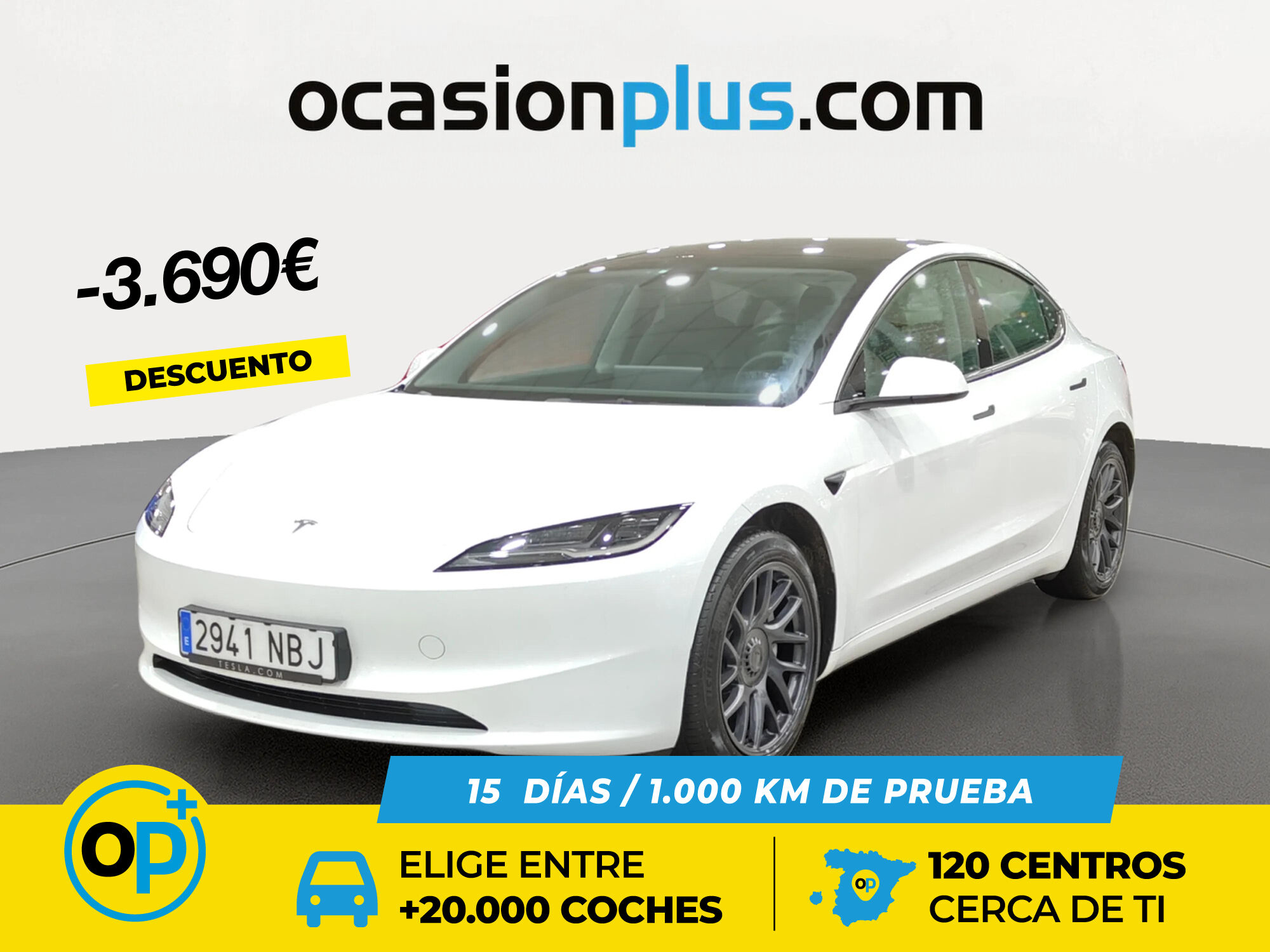 TESLA Model 3 (Gran Autonomía RWD 224 kW (304 CV)) en Madrid