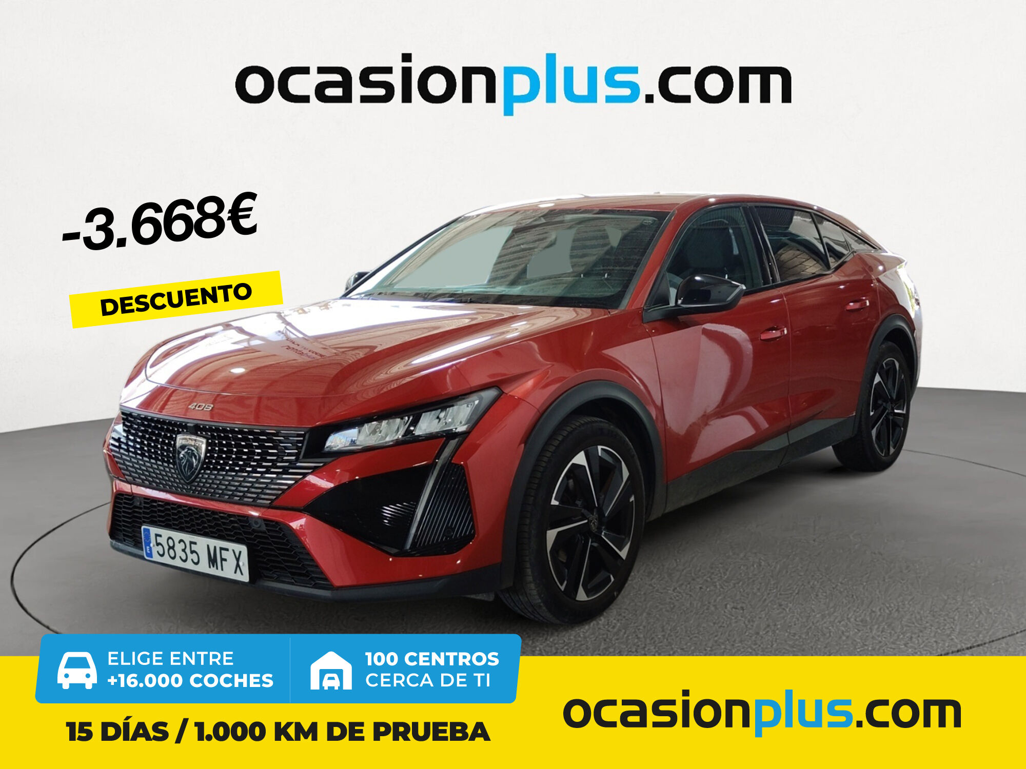 PEUGEOT 408 (Puretech 130 Allure Pack EAT8 96 kW (130 CV)) en Madrid