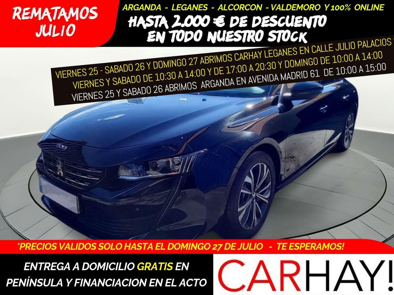 PEUGEOT 508 (HYBRID 225 E-AUTO ALLURE) en Madrid