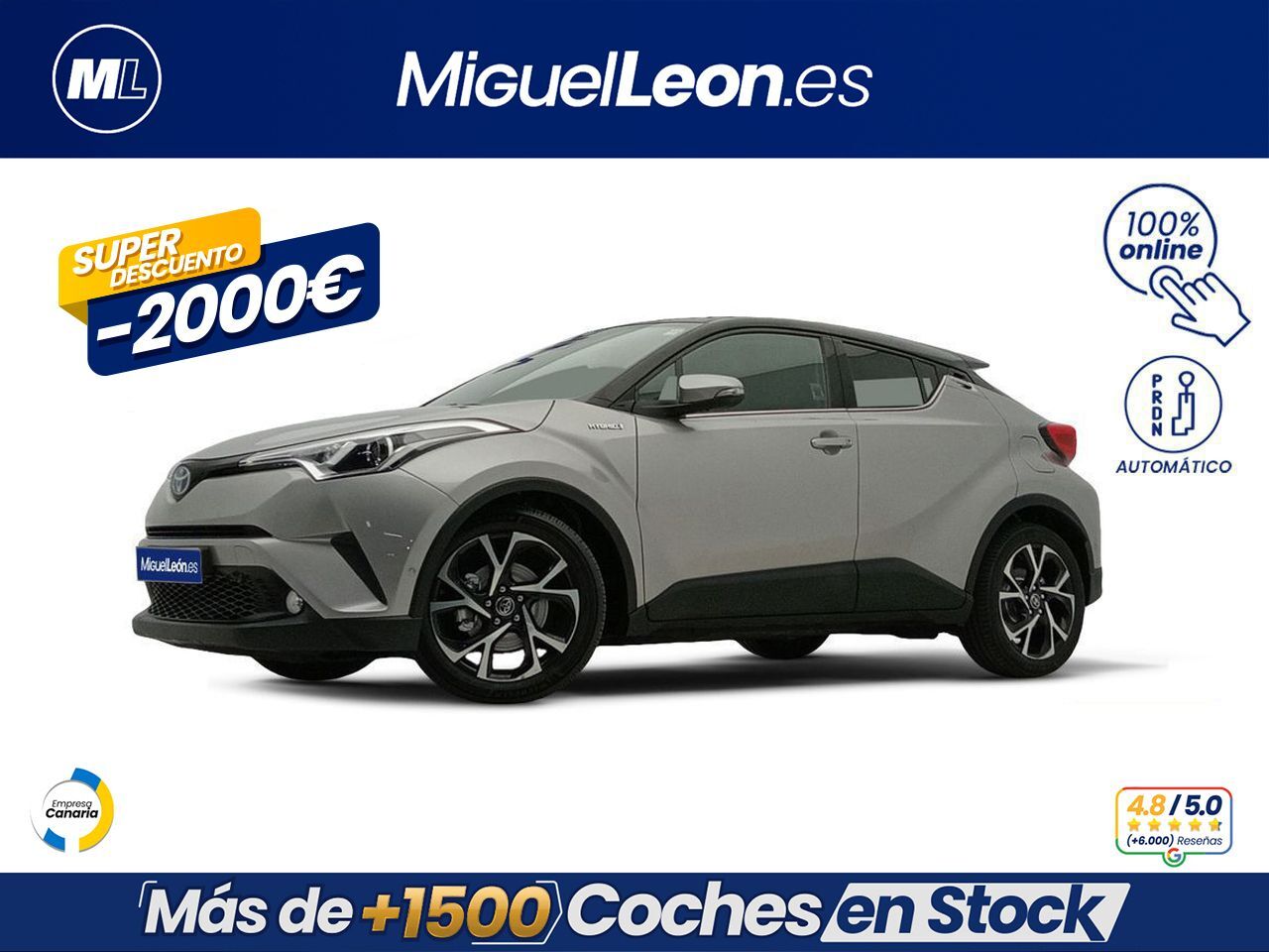 TOYOTA C-HR (1.8 125H Advance) en Palmas, Las