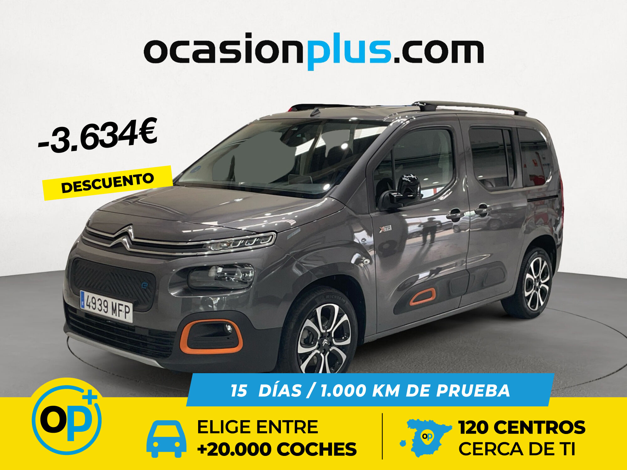 CITROEN Berlingo (Shine Talla M 50kWh 100 kW (136 CV)) en Madrid