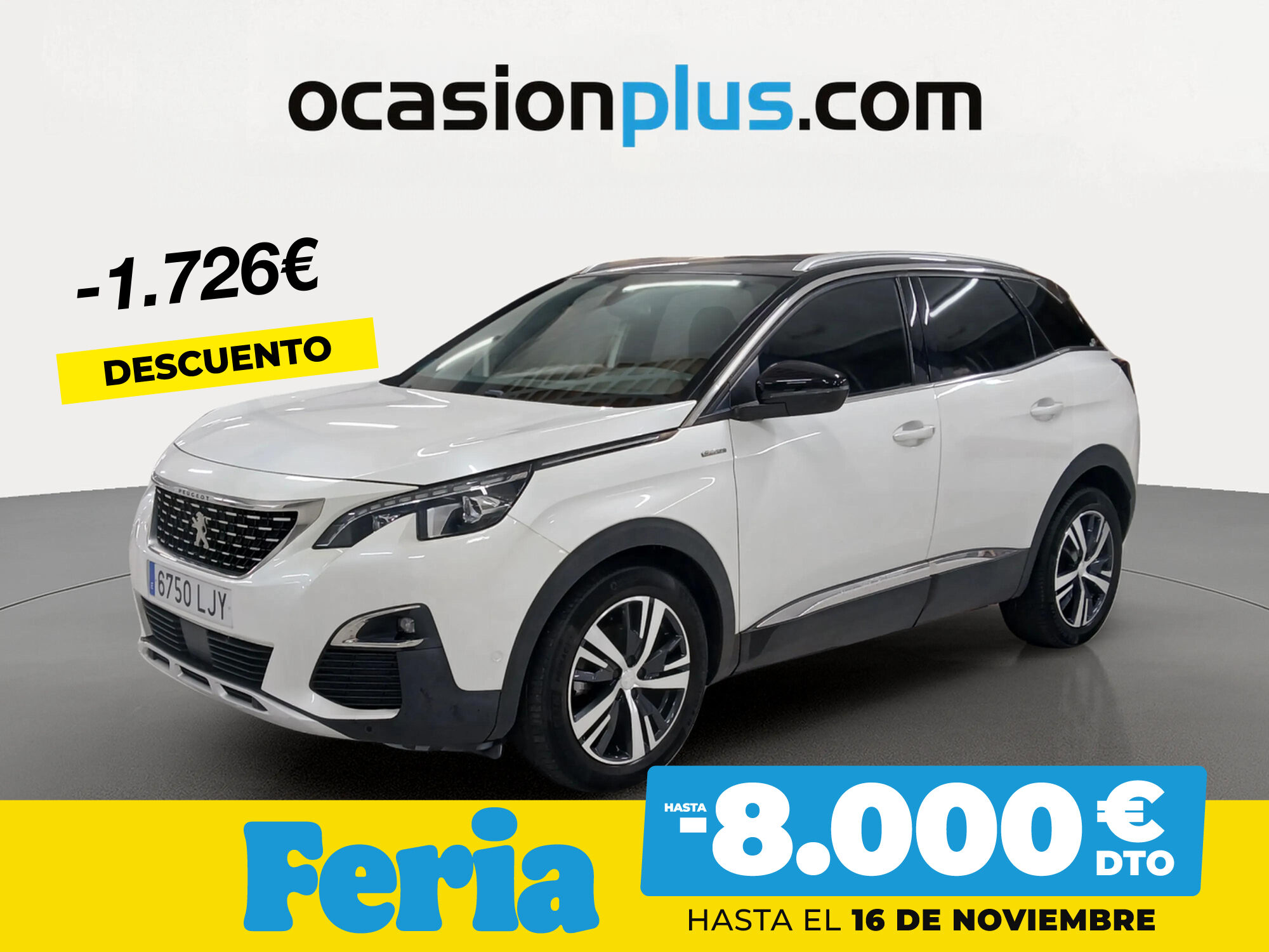 PEUGEOT 3008 (PureTech 130 S&S GT Line EAT8 96 kW (130 CV)) en Madrid