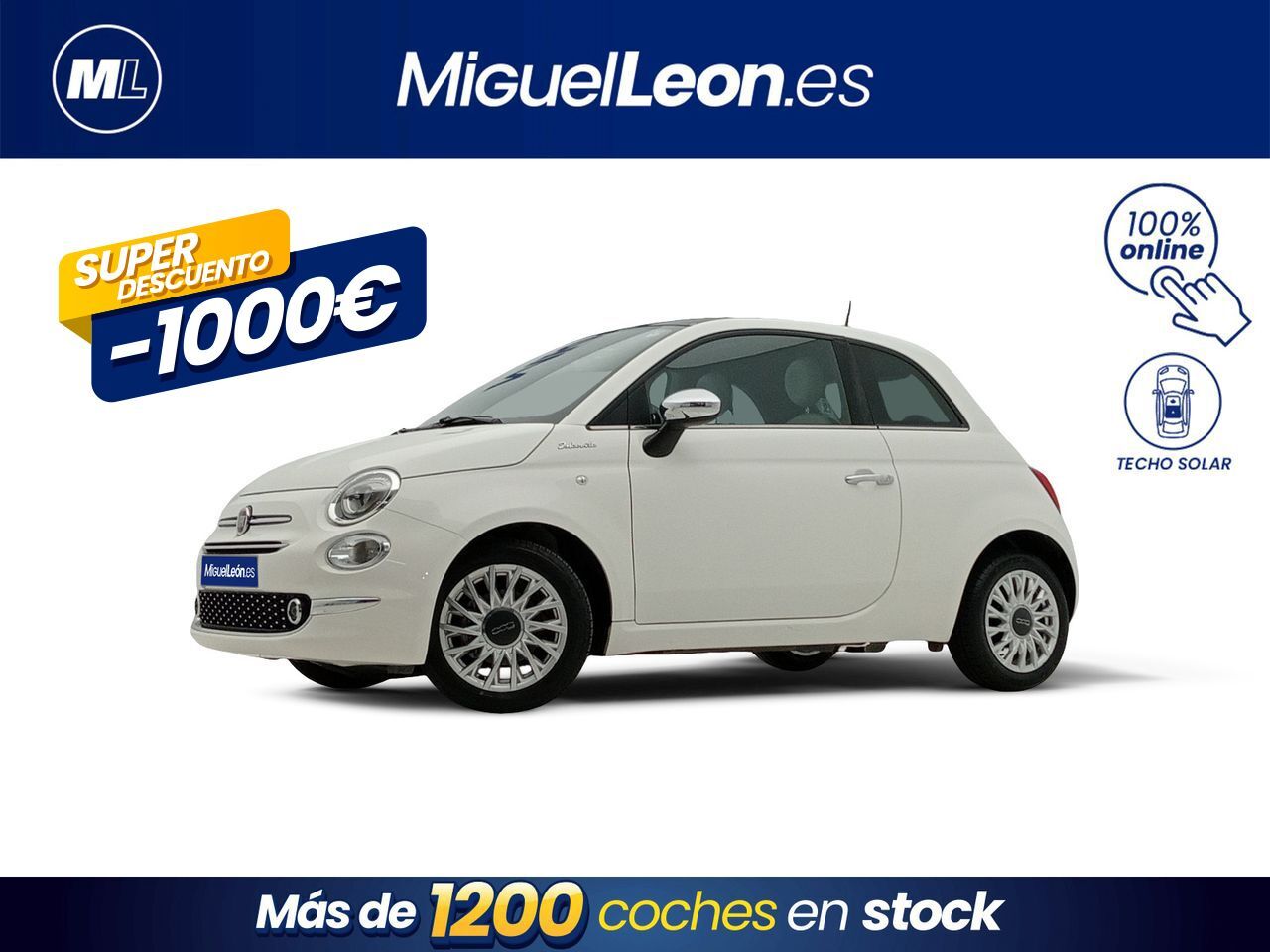 FIAT 500 (Dolcevita 1.0 Hybrid 51KW (70 CV)) en Palmas, Las