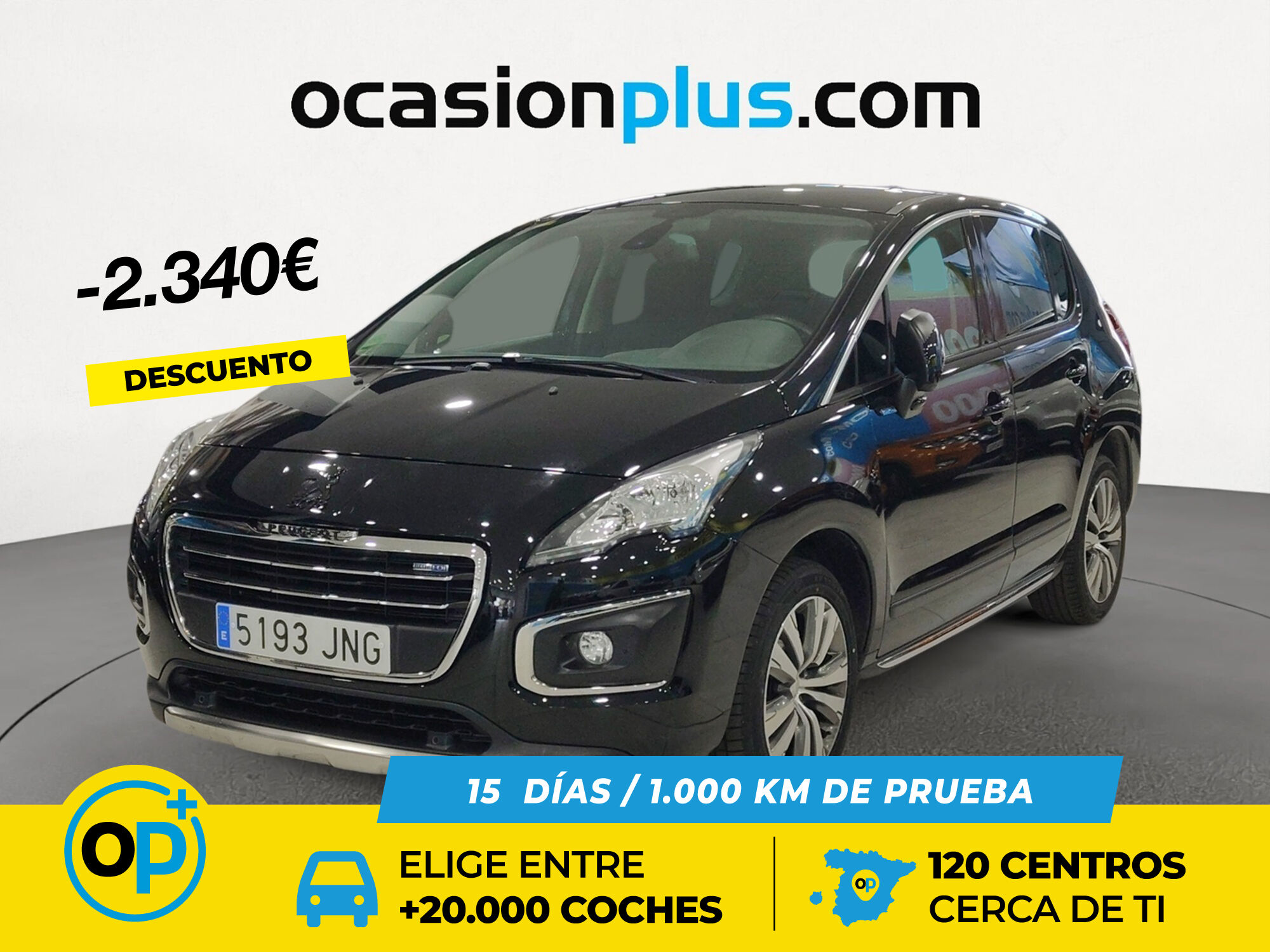 PEUGEOT 3008 (1.6 BlueHDI FAP Style 88 kW (120 CV)) en Madrid