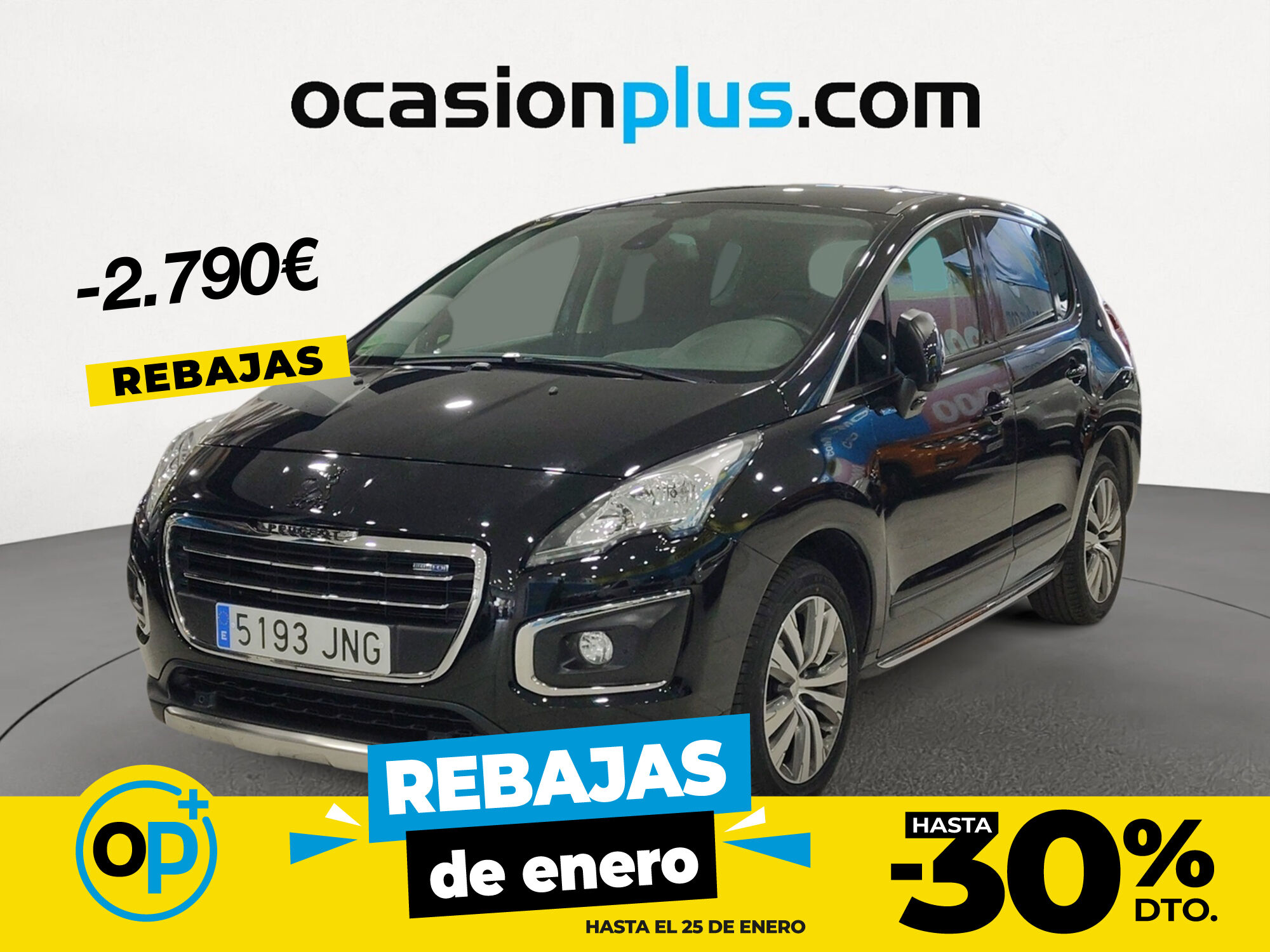 PEUGEOT 3008 (1.6 BlueHDI FAP Style 88 kW (120 CV)) en Madrid