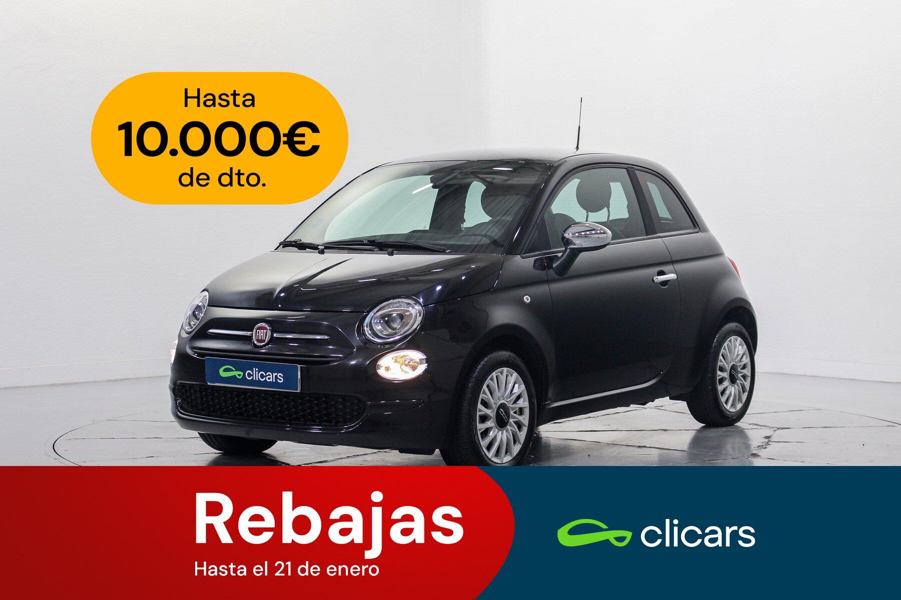 FIAT 500 (500 1.0 Hybrid Monotrim 52kW) en Madrid