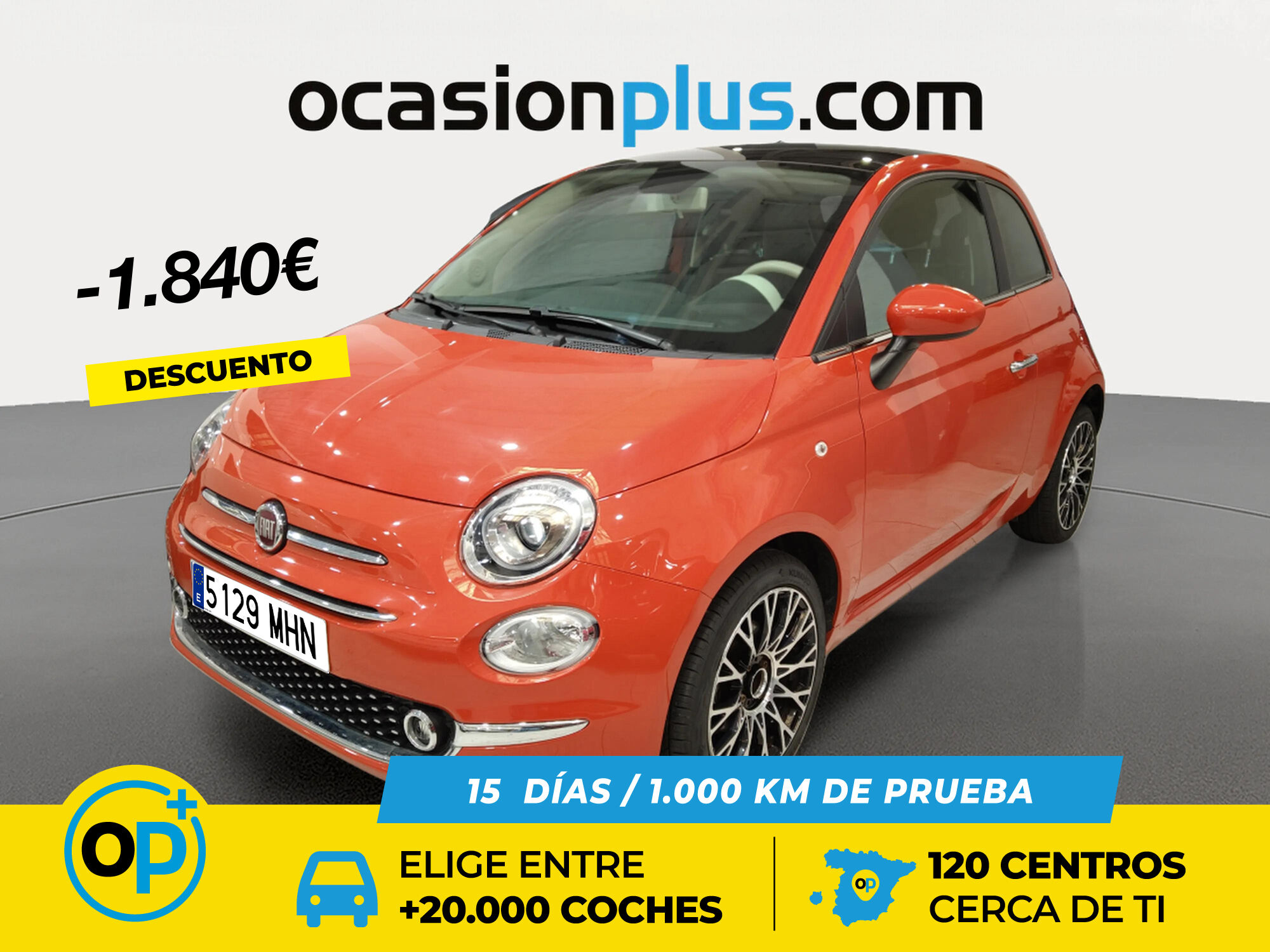 FIAT 500 (1.0 Hybrid Dolcevita 51 kW (70 CV)) en Madrid