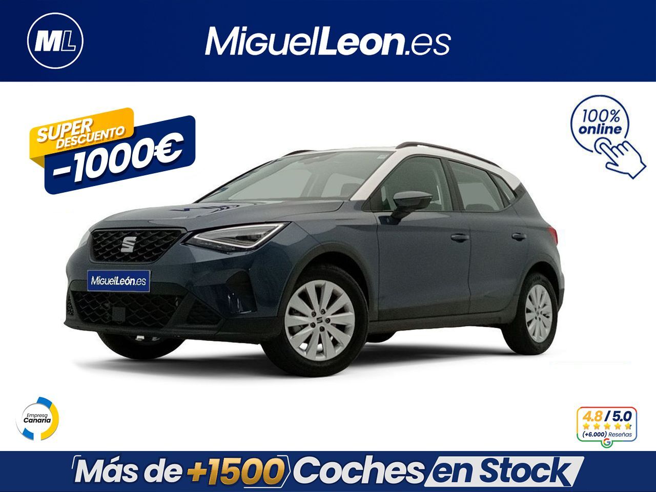 SEAT Arona (1.0 TSI 81kW (110CV) Style XL Edition) en Palmas, Las