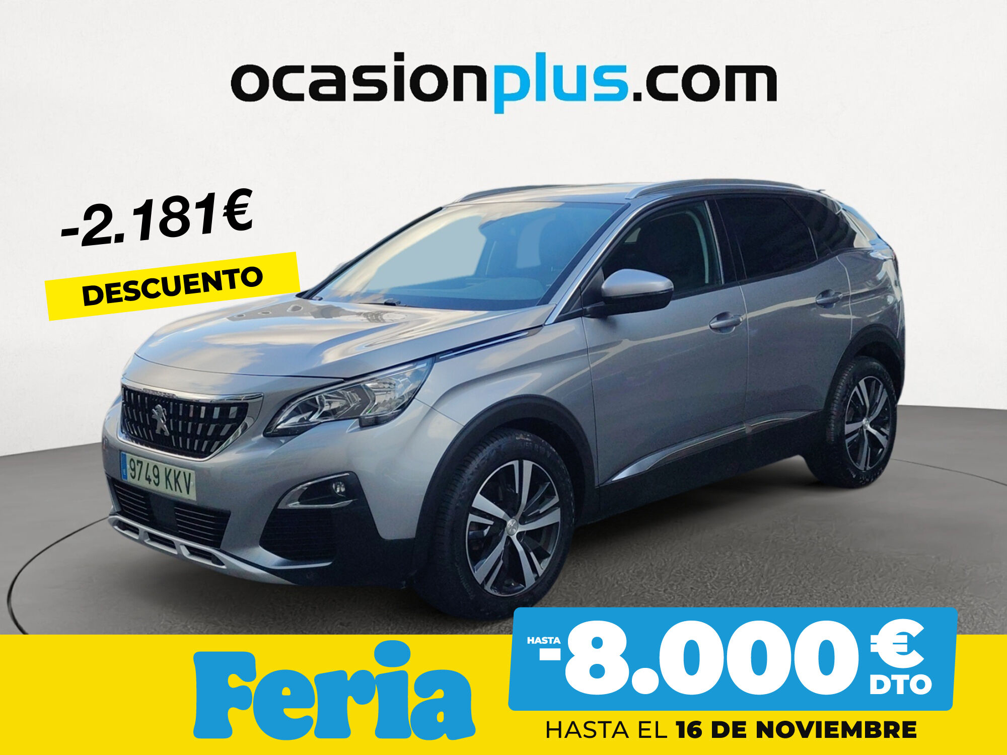 PEUGEOT 3008 (BlueHDI 130 S&S Allure 96 kW (130 CV)) en Madrid