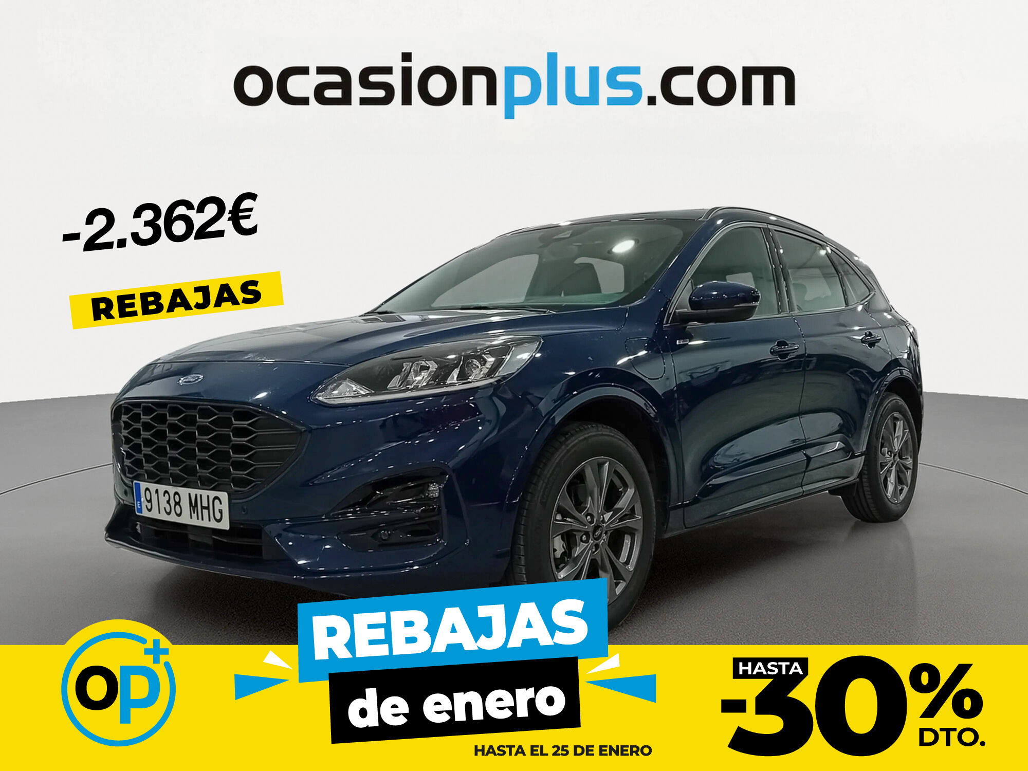 FORD Kuga (2.5 Duratec PHEV ST-Line Auto 165 kW (225 CV)) en Madrid