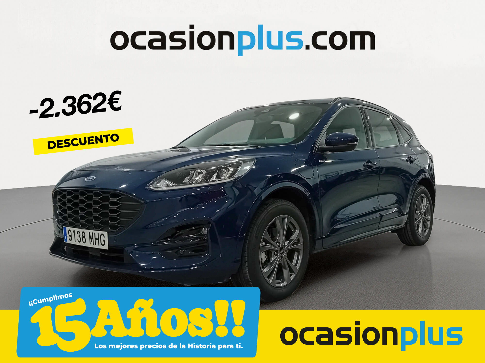 FORD Kuga (2.5 Duratec PHEV ST-Line Auto 165 kW (225 CV)) en Madrid