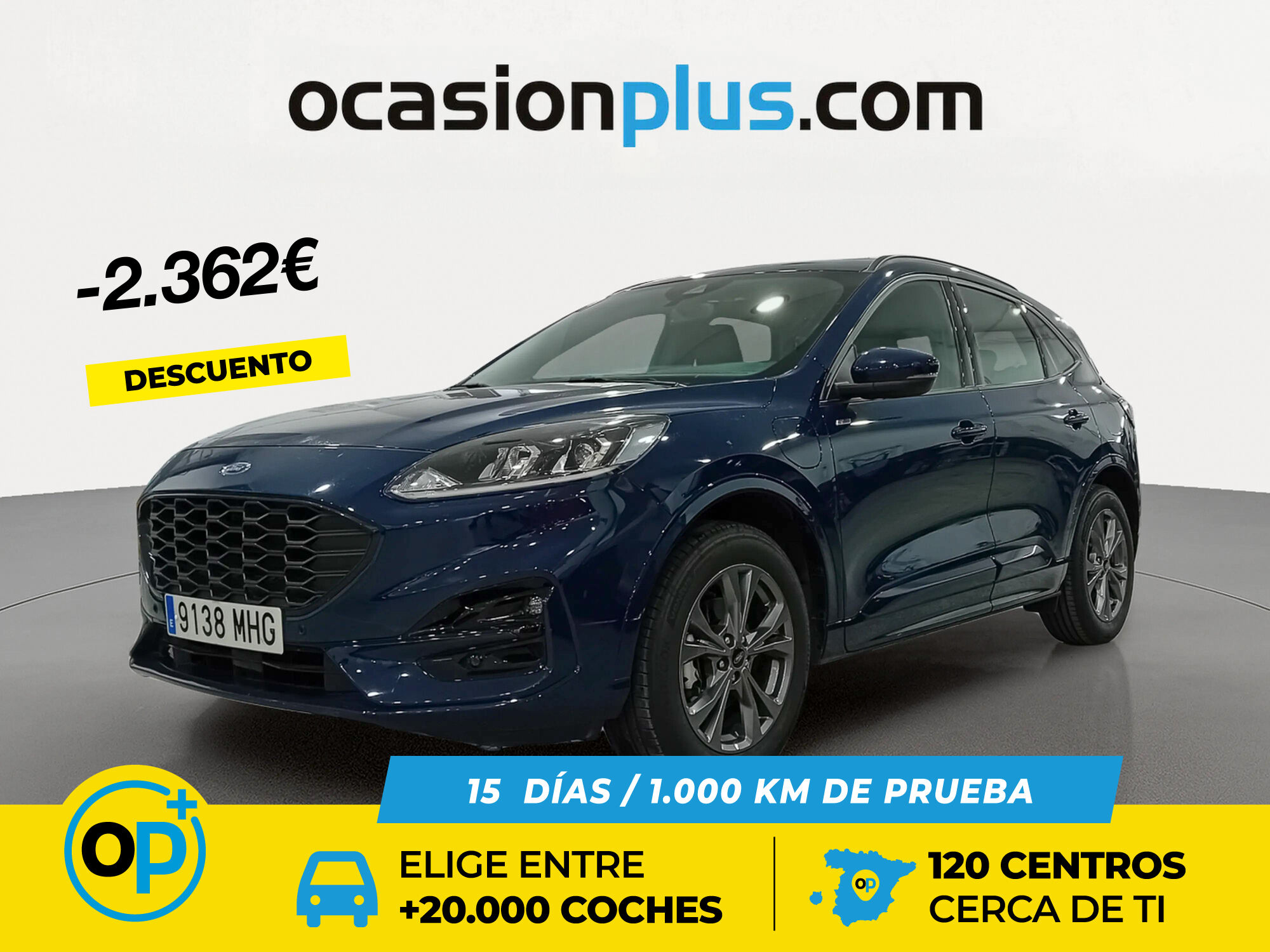 FORD Kuga (2.5 Duratec PHEV ST-Line Auto 165 kW (225 CV)) en Madrid