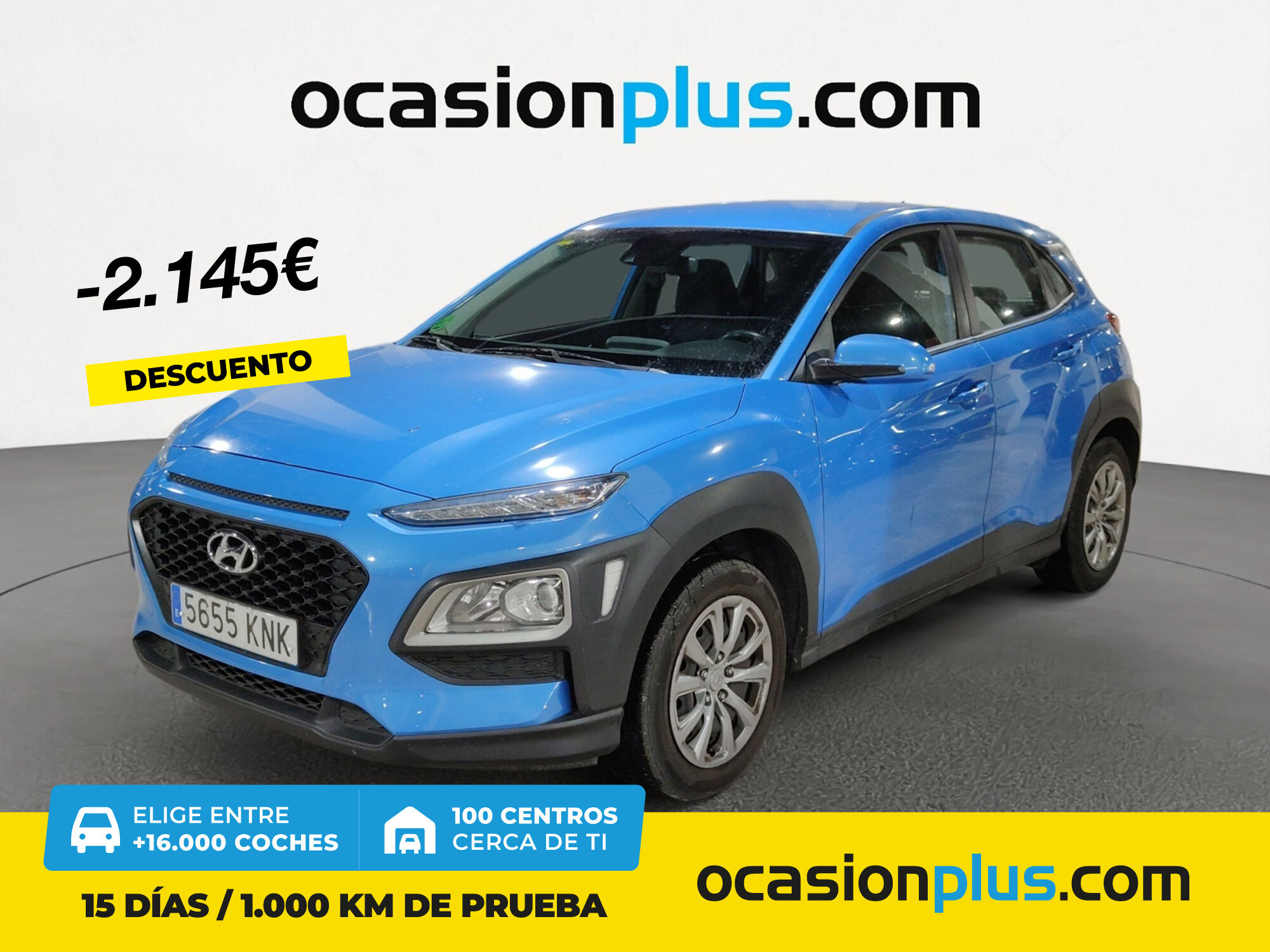 HYUNDAI Kona (1.0 TGDi Essence 4x2 88 kW (120 CV)) en Madrid