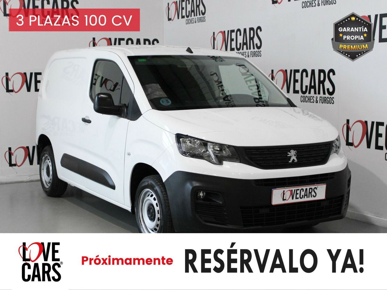 PEUGEOT Partner (PRO STANDARD 600kg BlueHDi 100 S&S 3 PLAZAS) en Pontevedra