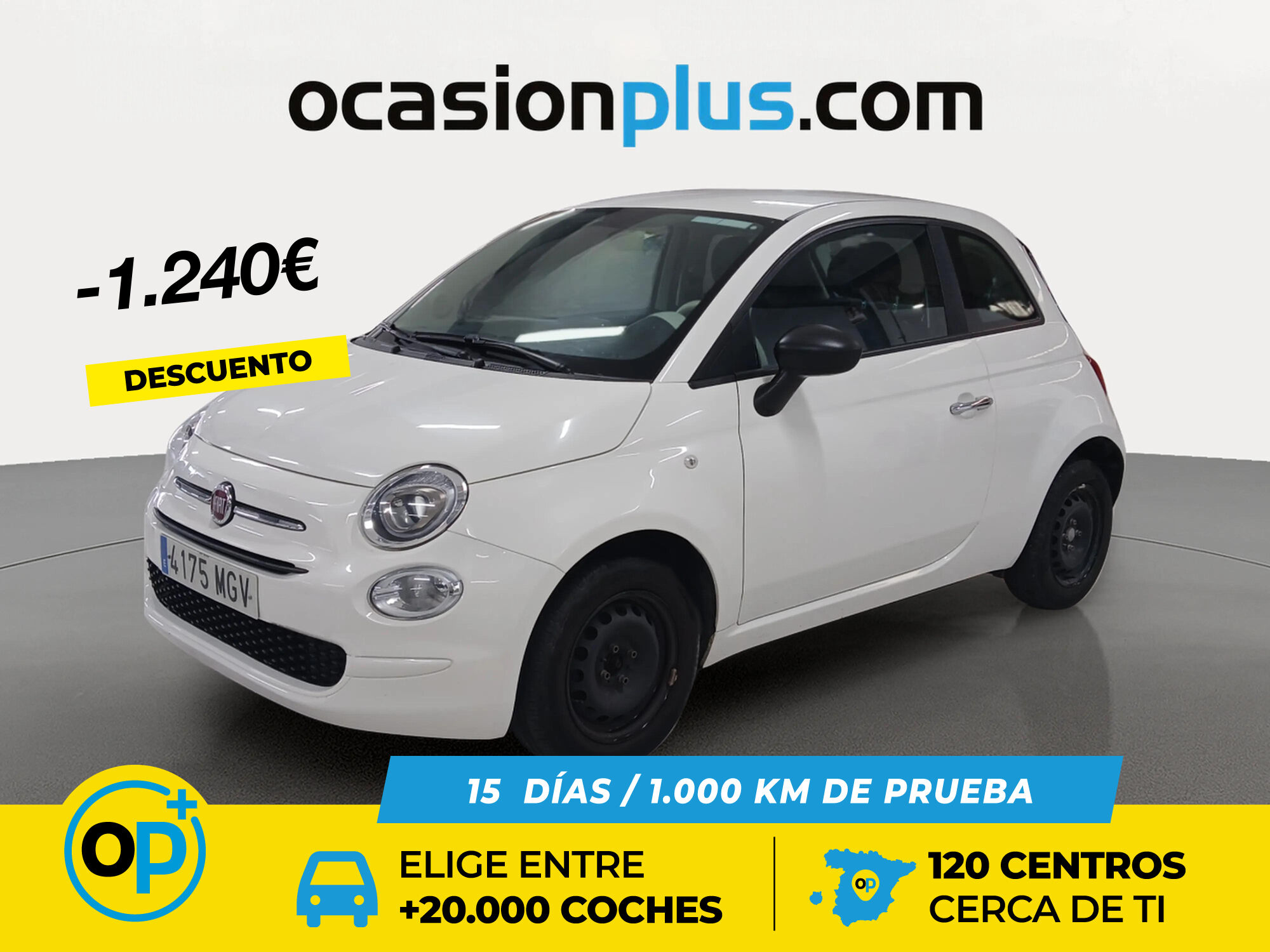 FIAT 500 (1.0 Hybrid Monotrim 51 kW (70 CV)) en Madrid