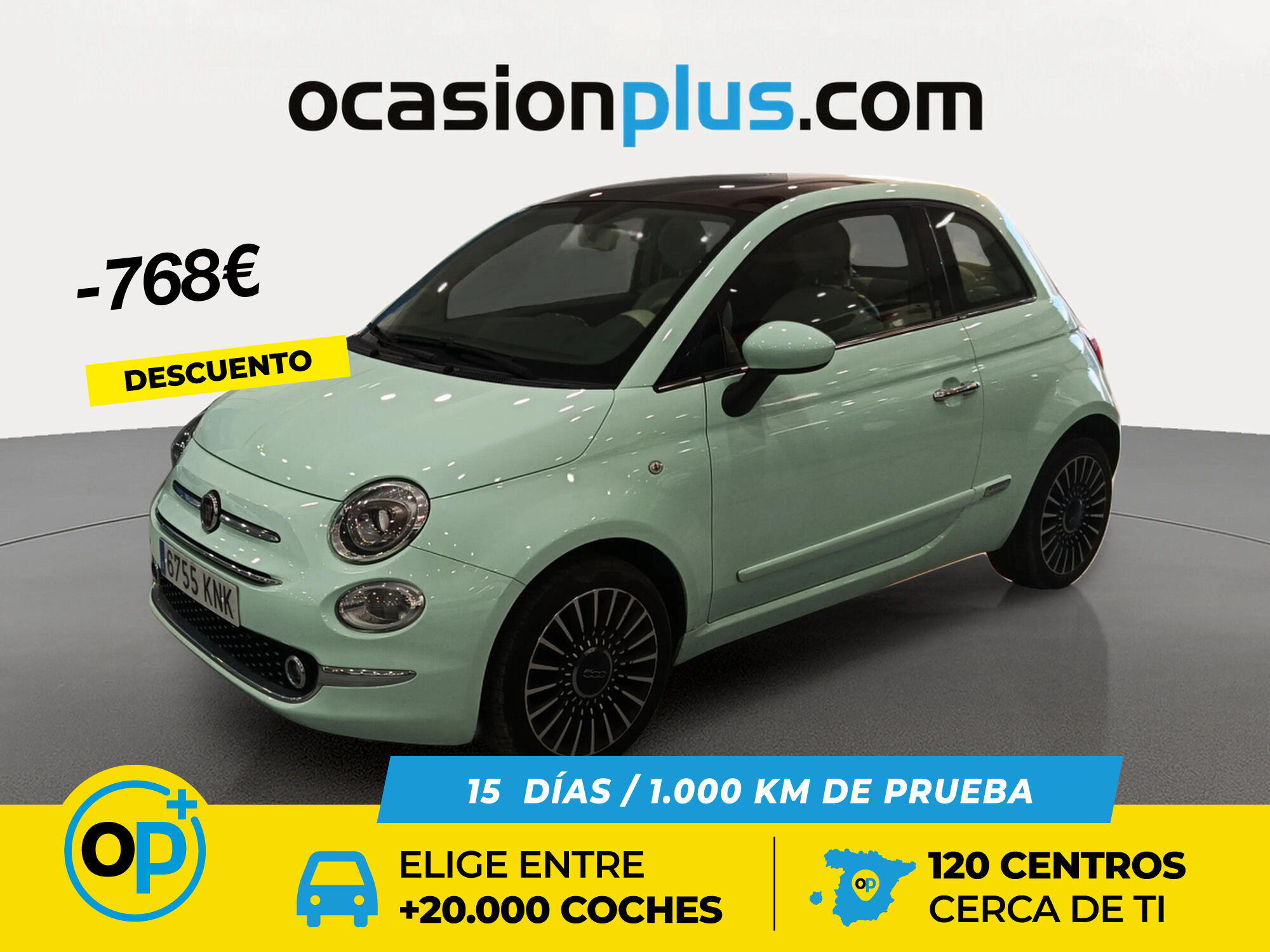 FIAT 500 (1.2 8v Lounge 51 kW (69 CV)) en Madrid