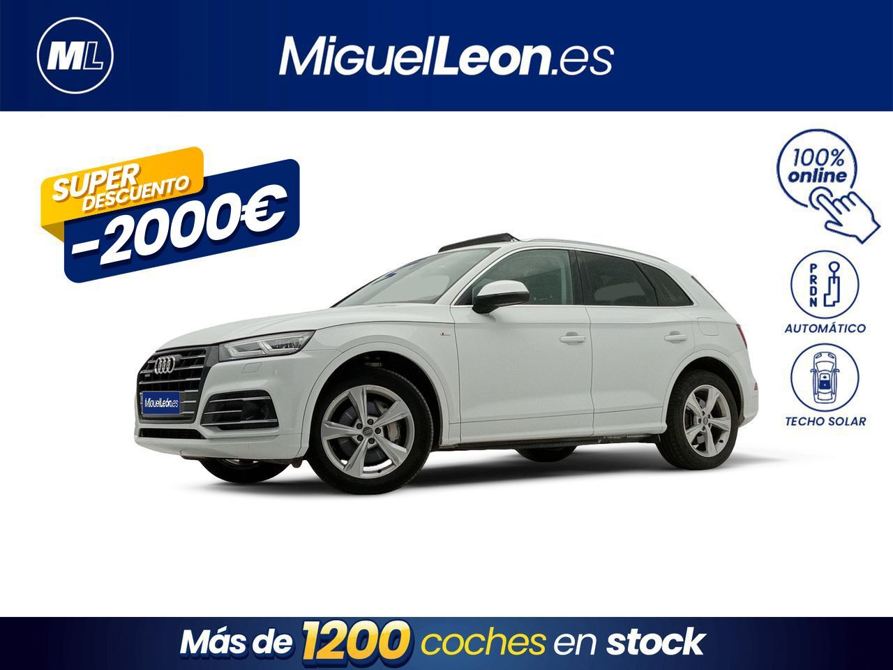 AUDI Q5 (S line 55 TFSI E quattro S tronic) en Palmas, Las