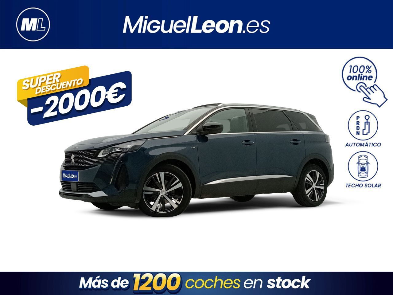 PEUGEOT 5008 (1.2 PureTech 96KW S&S GT EAT8) en Palmas, Las