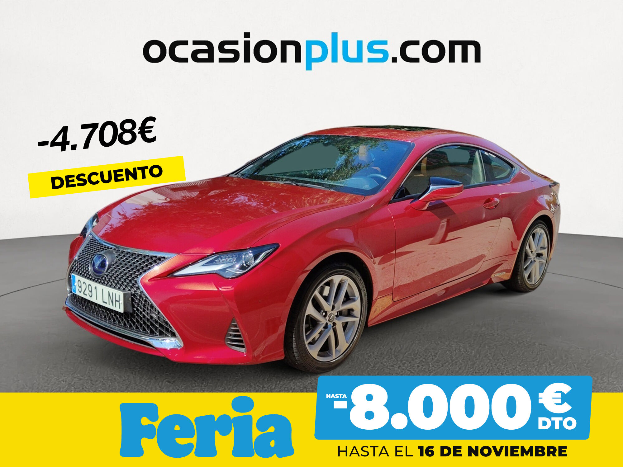 LEXUS RC (300h Executive 164 kW (223 CV)) en Madrid