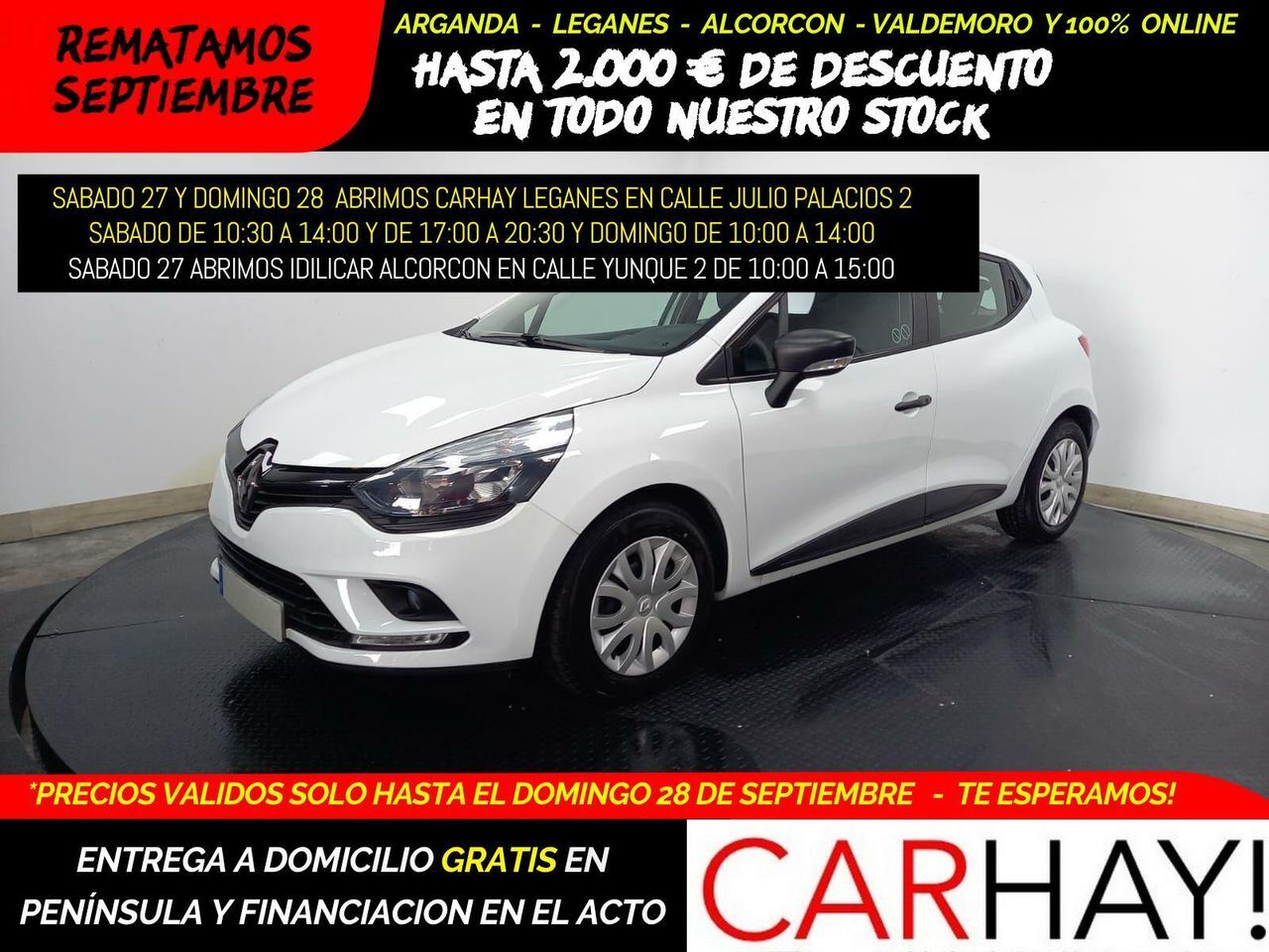 RENAULT Clio (Business TCe 55kW (75CV)) en Madrid