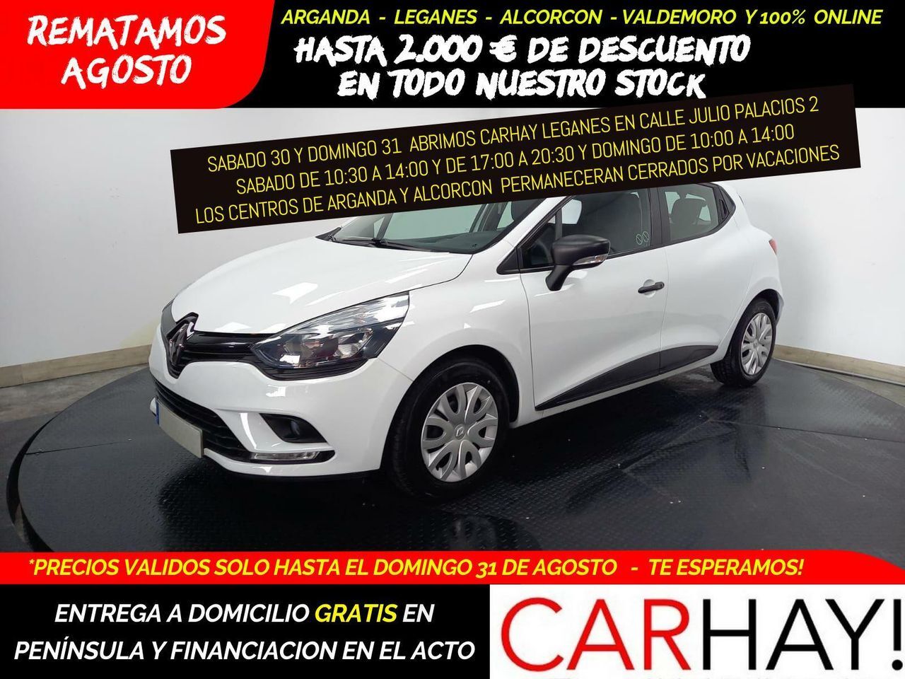 RENAULT Clio (Business TCe 55kW (75CV)) en Madrid
