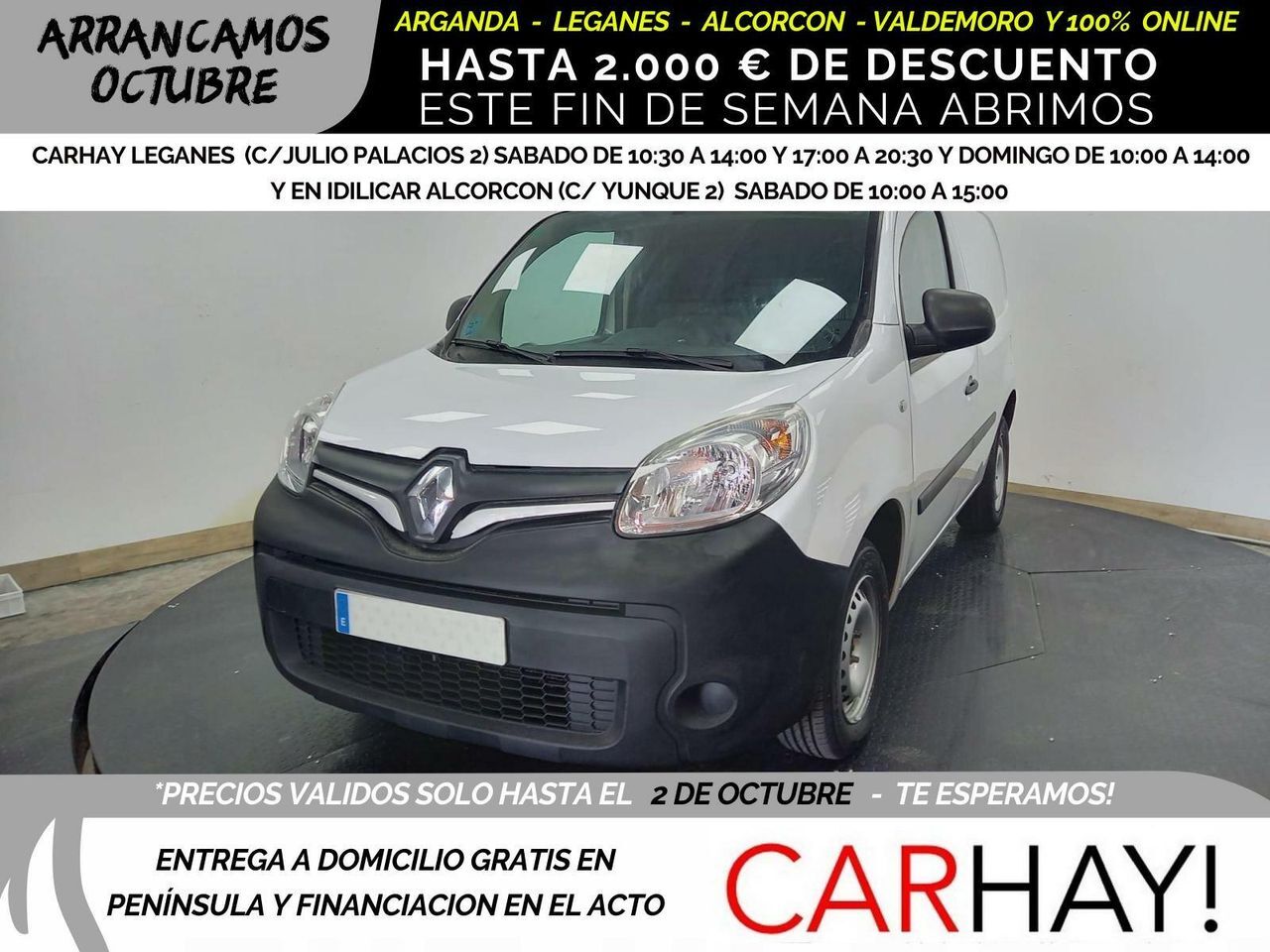 RENAULT Kangoo (PROFESSIONAL 1.5 DCI 75CV MT5 E6) en Madrid