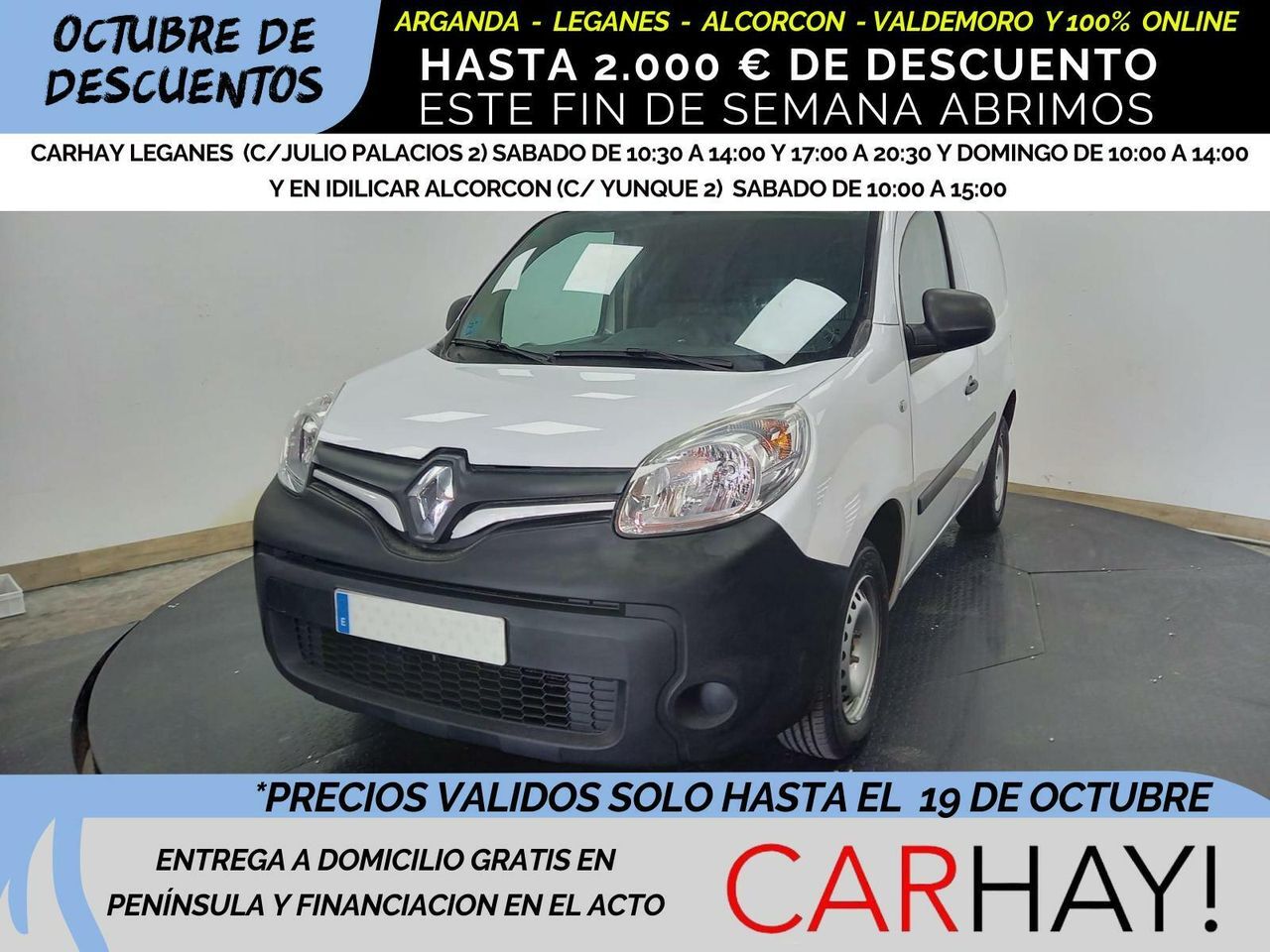 RENAULT Kangoo (PROFESSIONAL 1.5 DCI 75CV MT5 E6) en Madrid