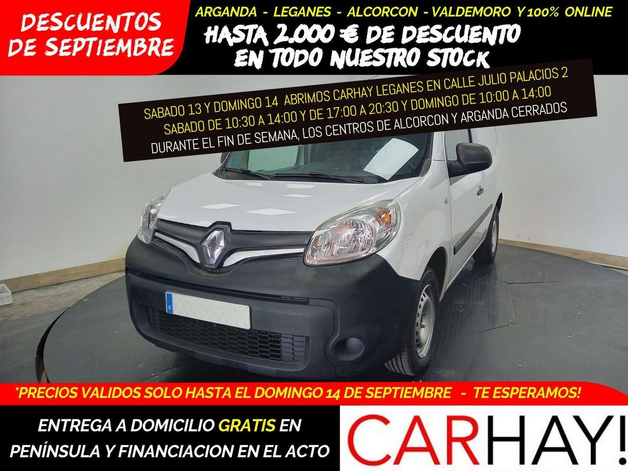 RENAULT Kangoo (PROFESSIONAL 1.5 DCI 75CV MT5 E6) en Madrid