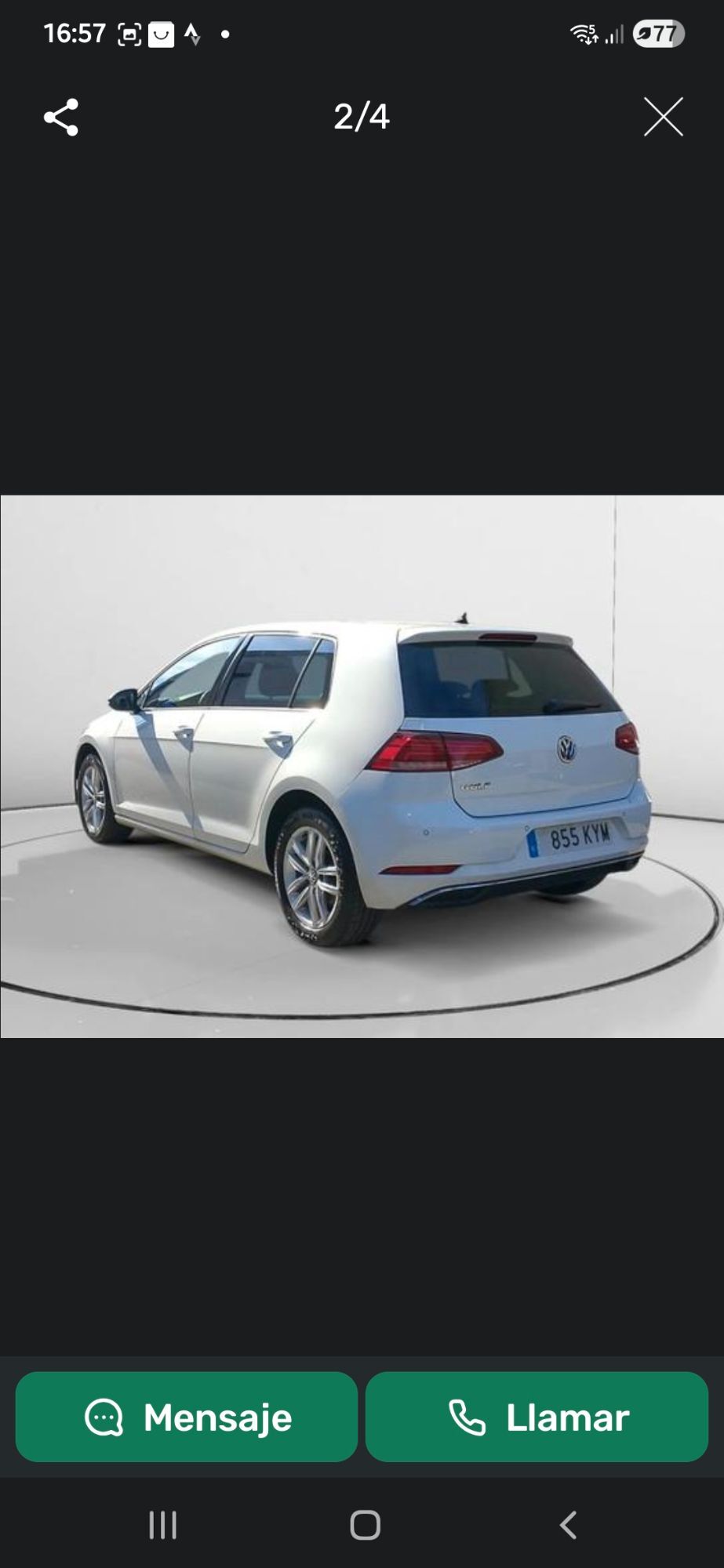 Foto del VOLKSWAGEN Golf 2.0TDI Advance DSG7 110kW