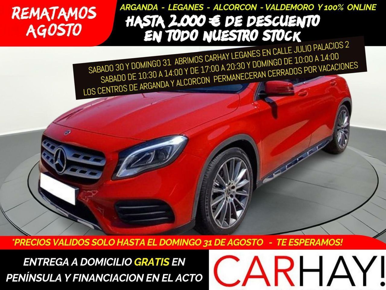 MERCEDES Clase GLA (200 CDI / D 2.1 AMG LINE 135CV MT6 E6) en Madrid